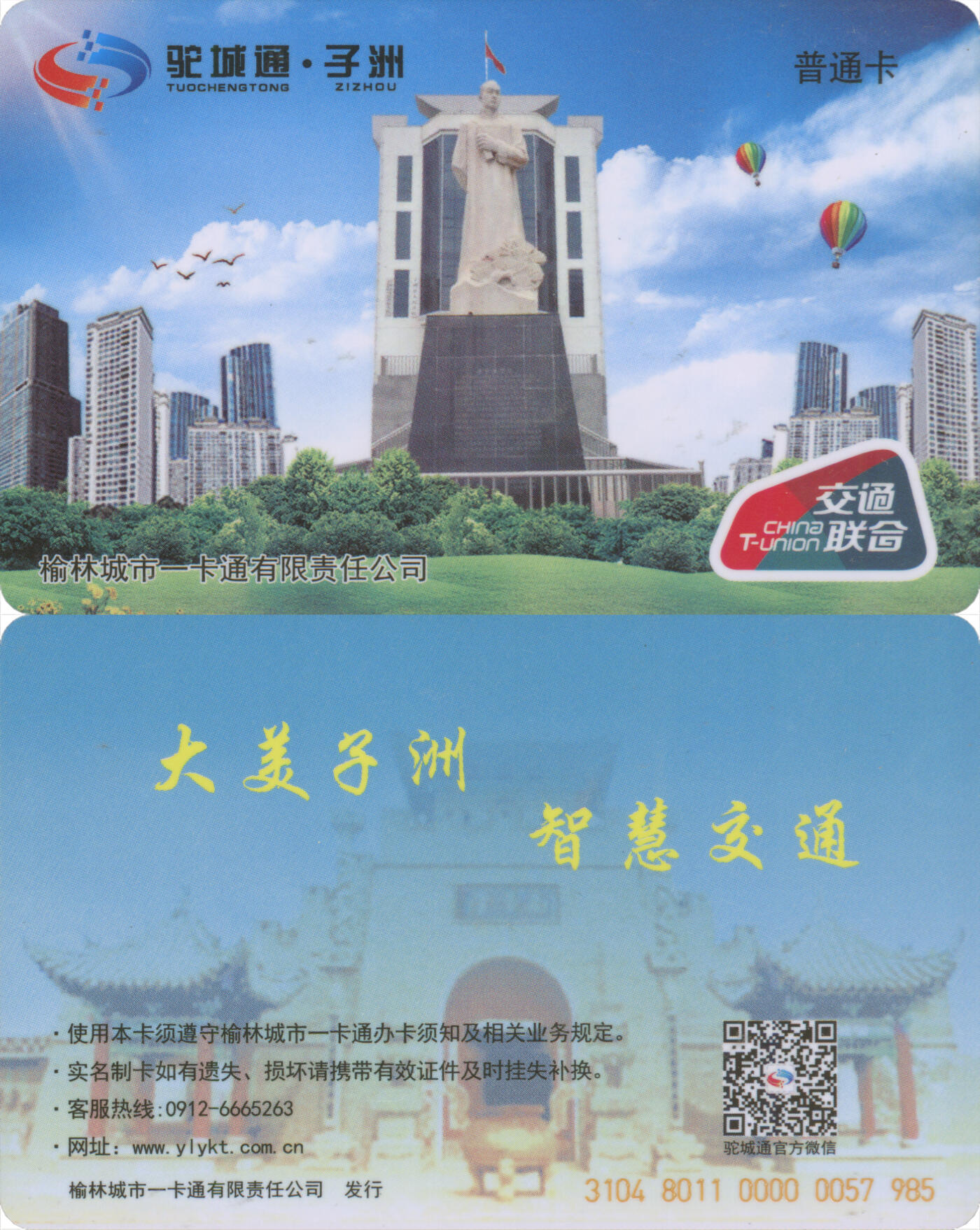 捡漏专场(第十二场)(青海&江苏&陕西) 驼城通·子州 普通卡 尾三985 全新