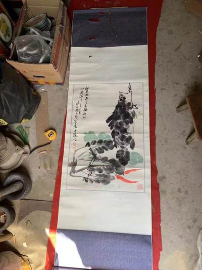 天津陈元龙著名画家，纪念老年文摘创办8周年所画并题词 - 天津陈元龙著名画家，纪念老年文摘创办8周年所画并题词