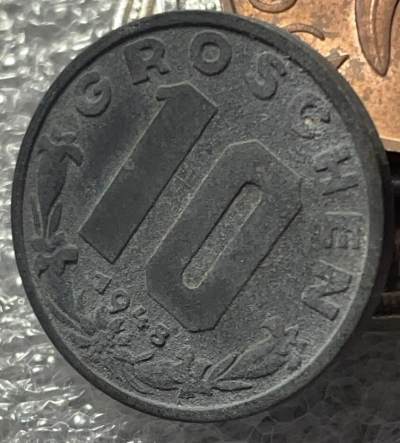 文馨钱币收藏131 场，中外古币，版本明细分好了 - 1948 年 10 格罗申