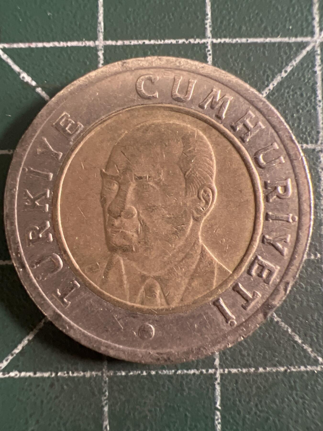 第634期 硬币专场 （无押金，捡漏，全场50包邮，偏远地区除外，接收代拍业务，本店十天发一次货） 土耳其1库鲁 双色币