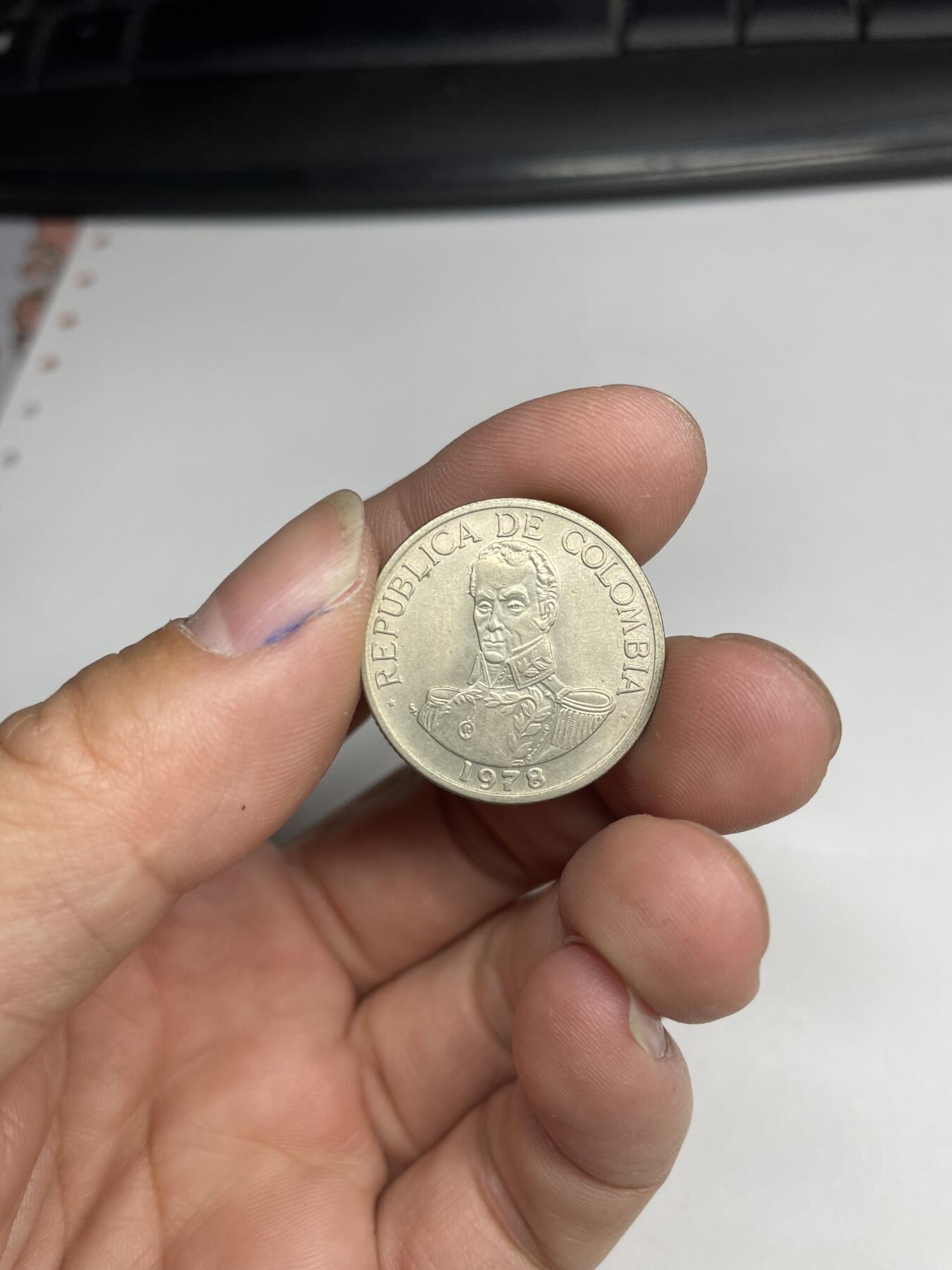 2024年集古藏今外币拍卖第八期-第2场—（总第72拍） 1978年哥伦比亚1比索