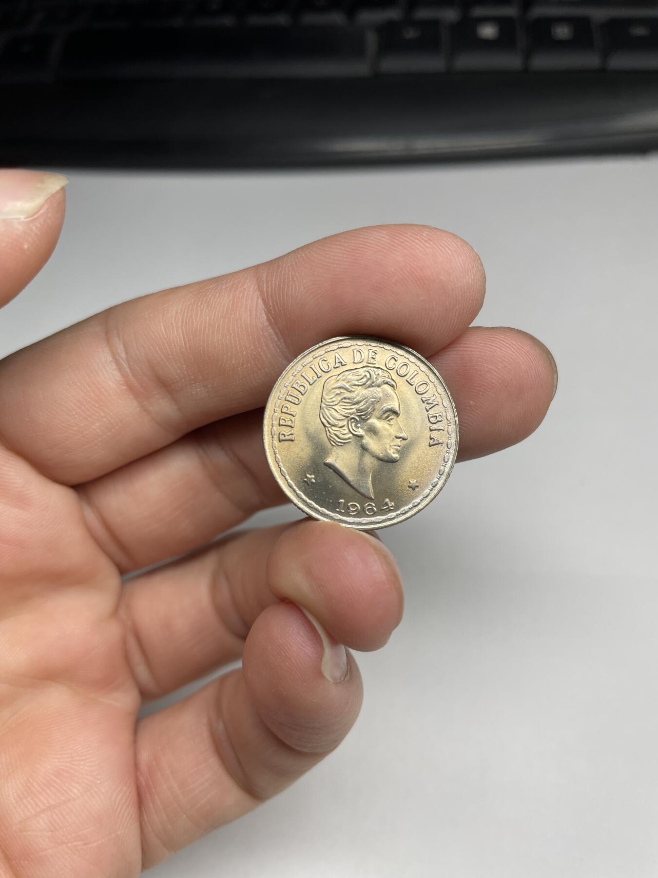 2024年集古藏今外币拍卖第八期-第2场—（总第72拍） 1964年哥伦比亚20分