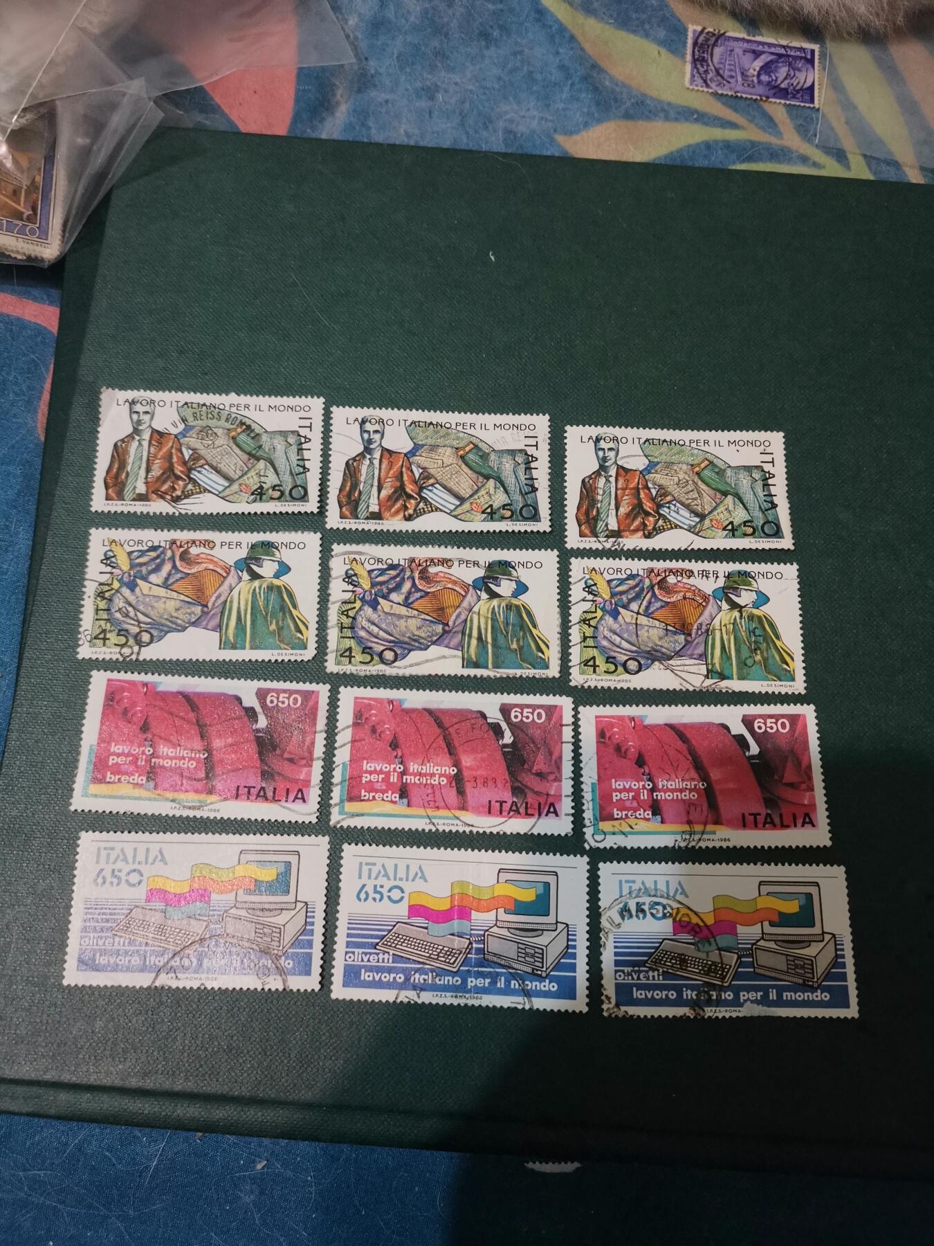 156意大利纪念邮票4全3套一起出让