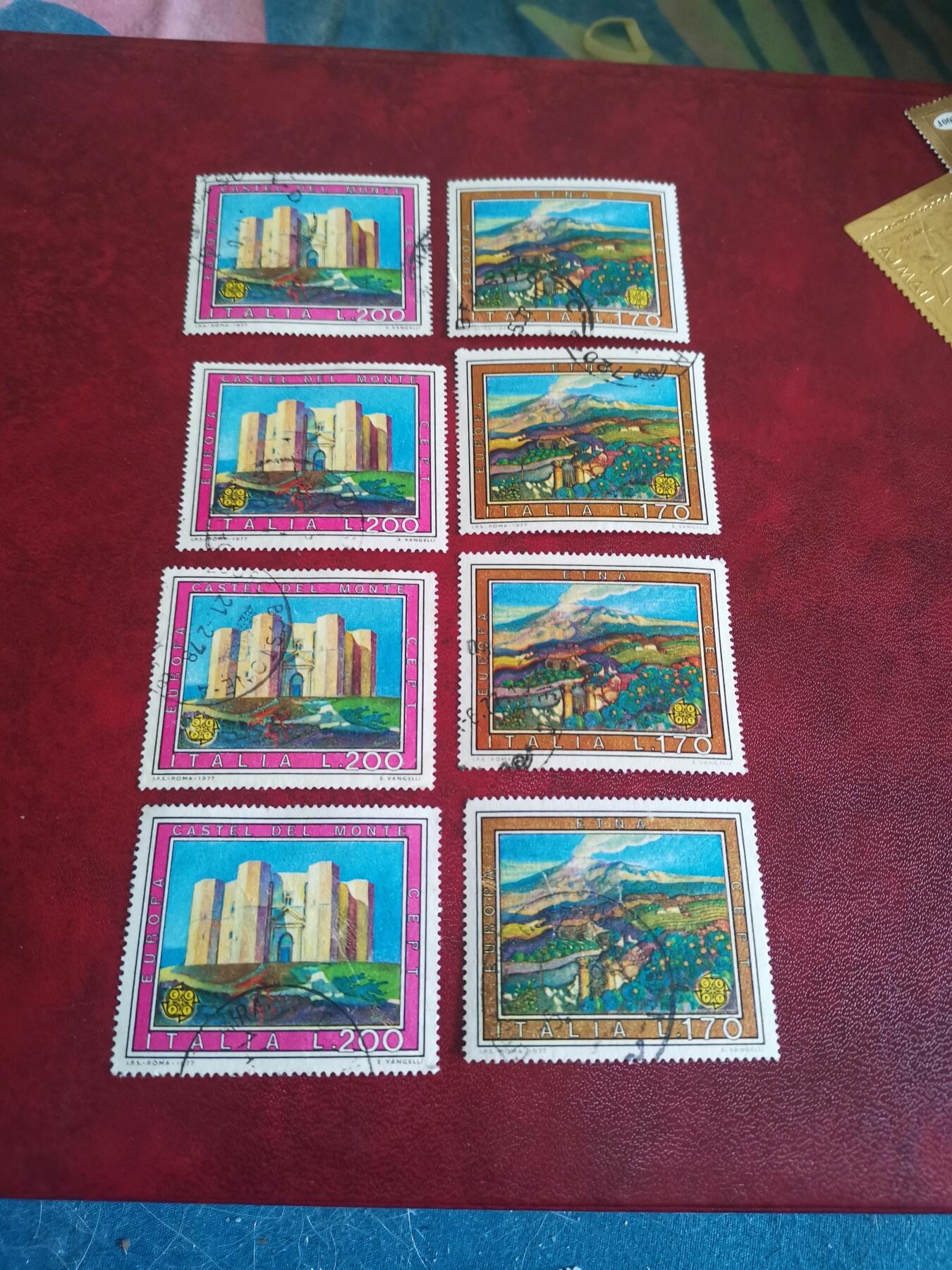215意大利纪念邮票2全4套一起出让