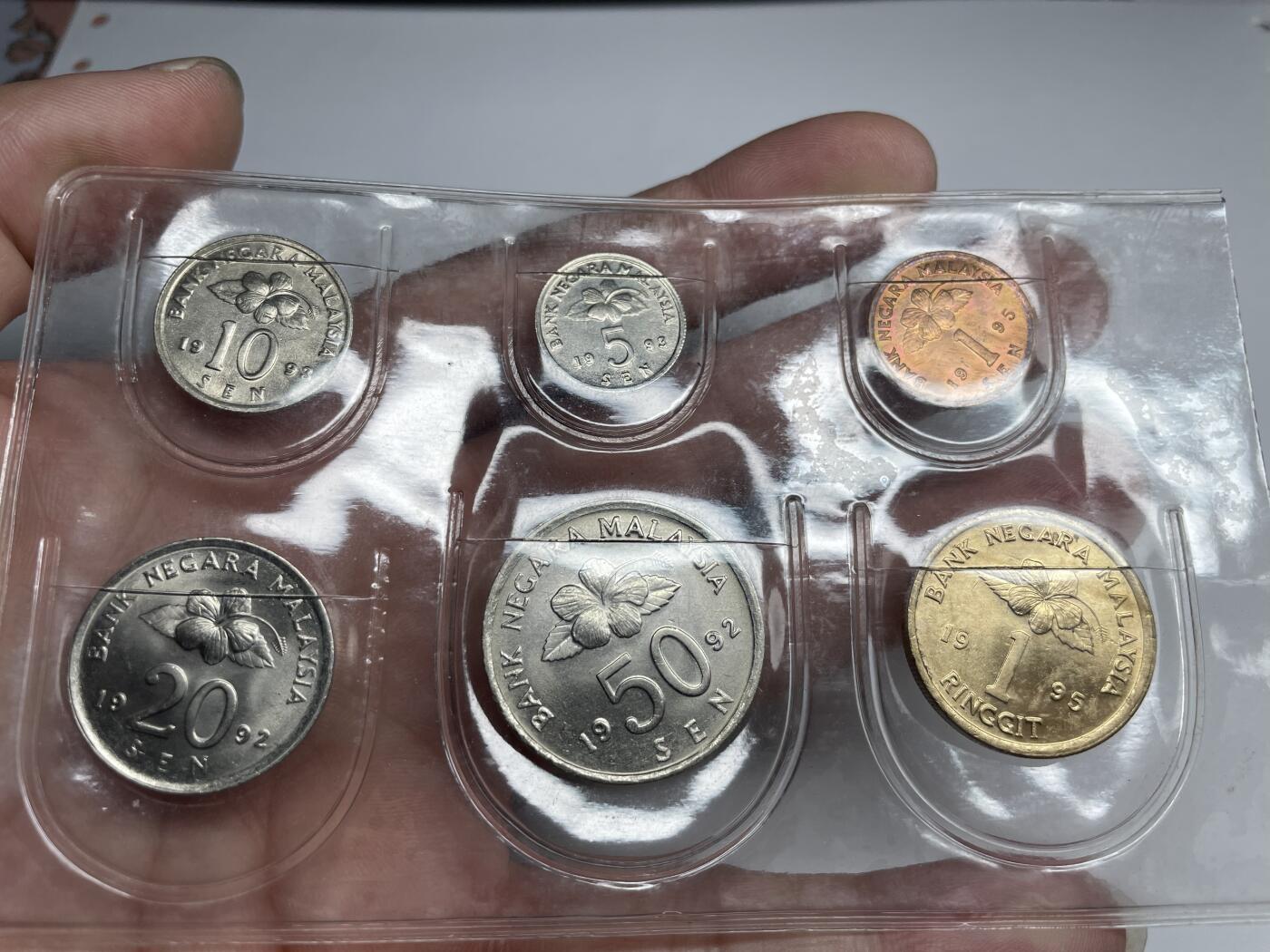 2024年集古藏今外币拍卖第八期-第2场—（总第72拍） 马来西亚套币6枚