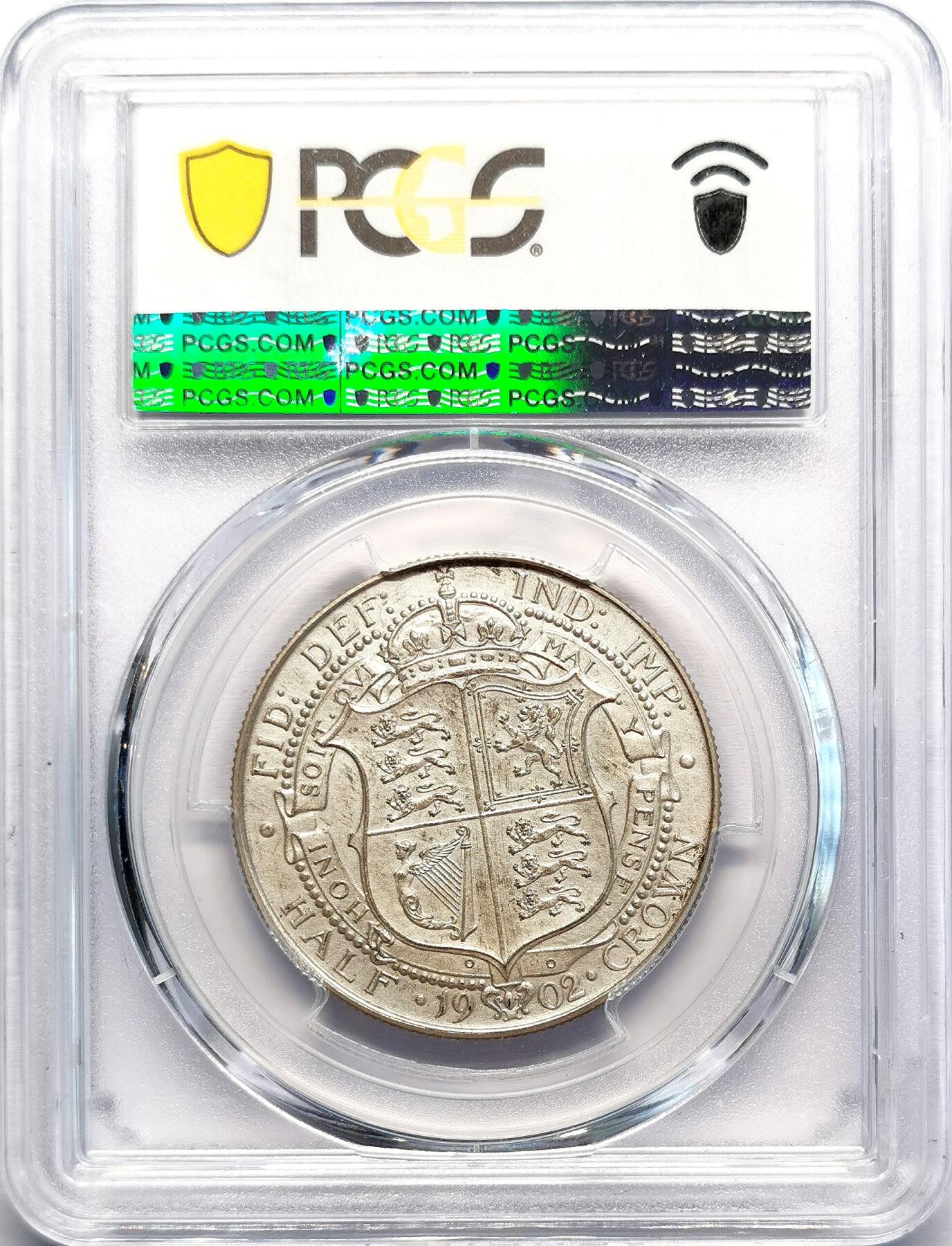 凡希社世界钱币微拍第二百七十一期 1902英国爱七1/2克朗精铸PCGS-PR63