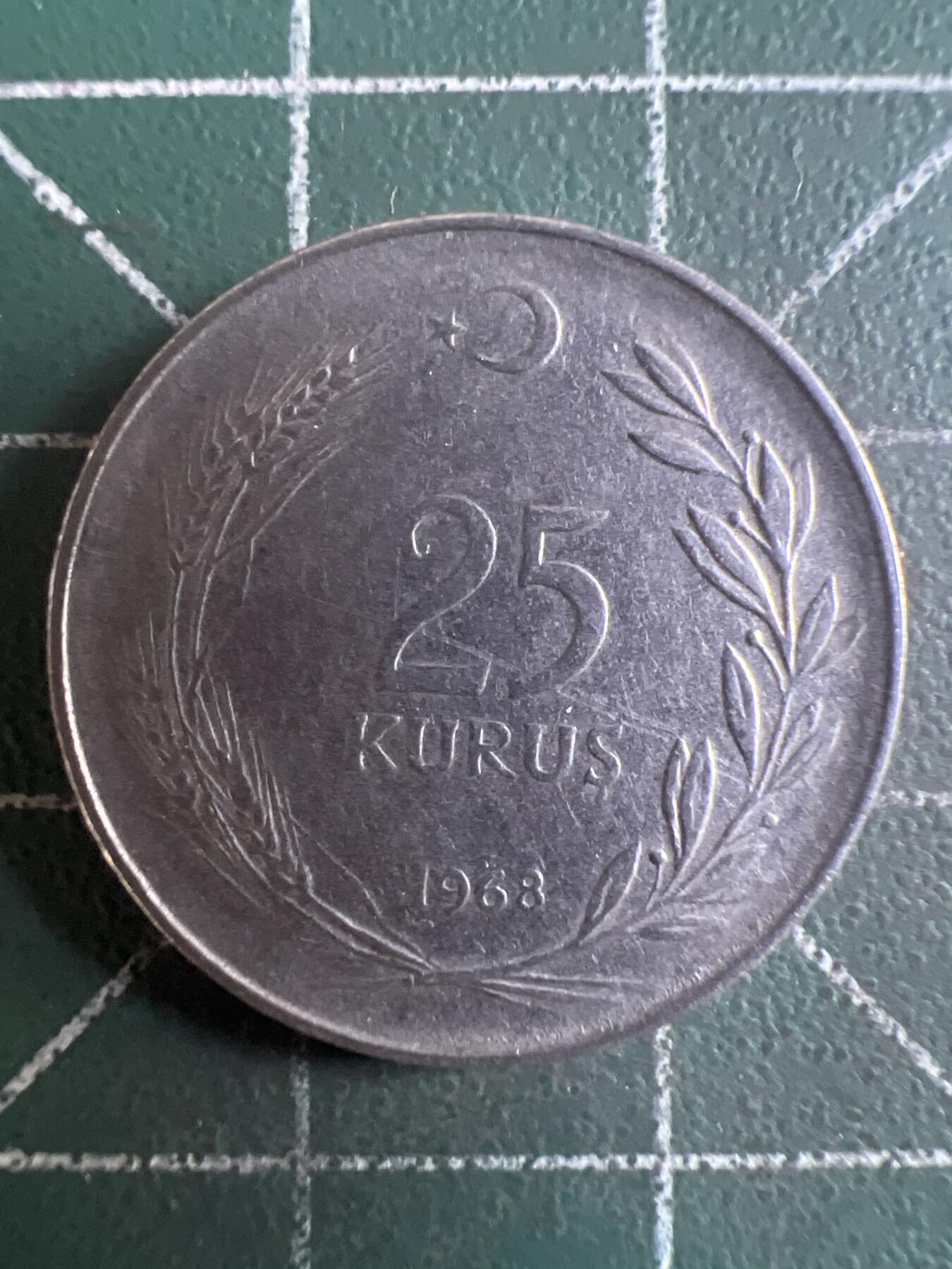 第616期 硬币专场 （无押金，捡漏，全场50包邮，偏远地区除外，接收代拍业务） 土耳其25库鲁 