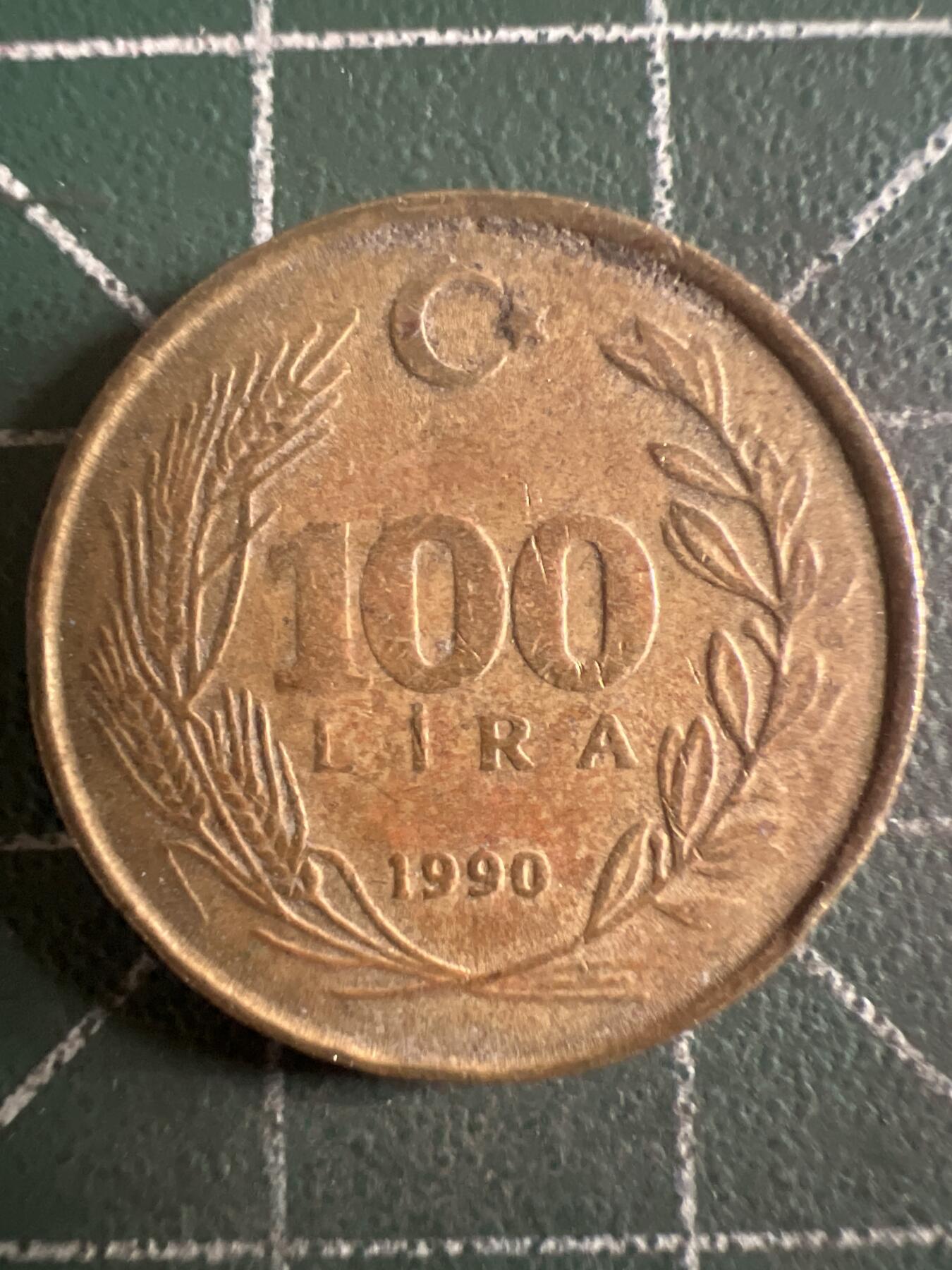 第615期 硬币专场 （无押金，捡漏，全场50包邮，偏远地区除外，接收代拍业务） 土耳其100里拉