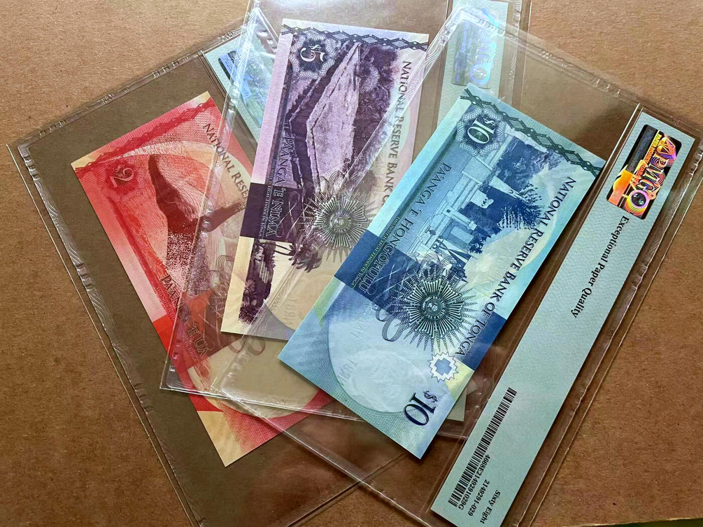 【Blue Auction】✨世界纸币精拍第485期【精】 【一组6张 A冠1116全同倒置号】汤加 2015年2-100潘哥 PMG68EPQ-67EPQ 高分 欧盟 2002年200欧元 PMG67EPQ 高分