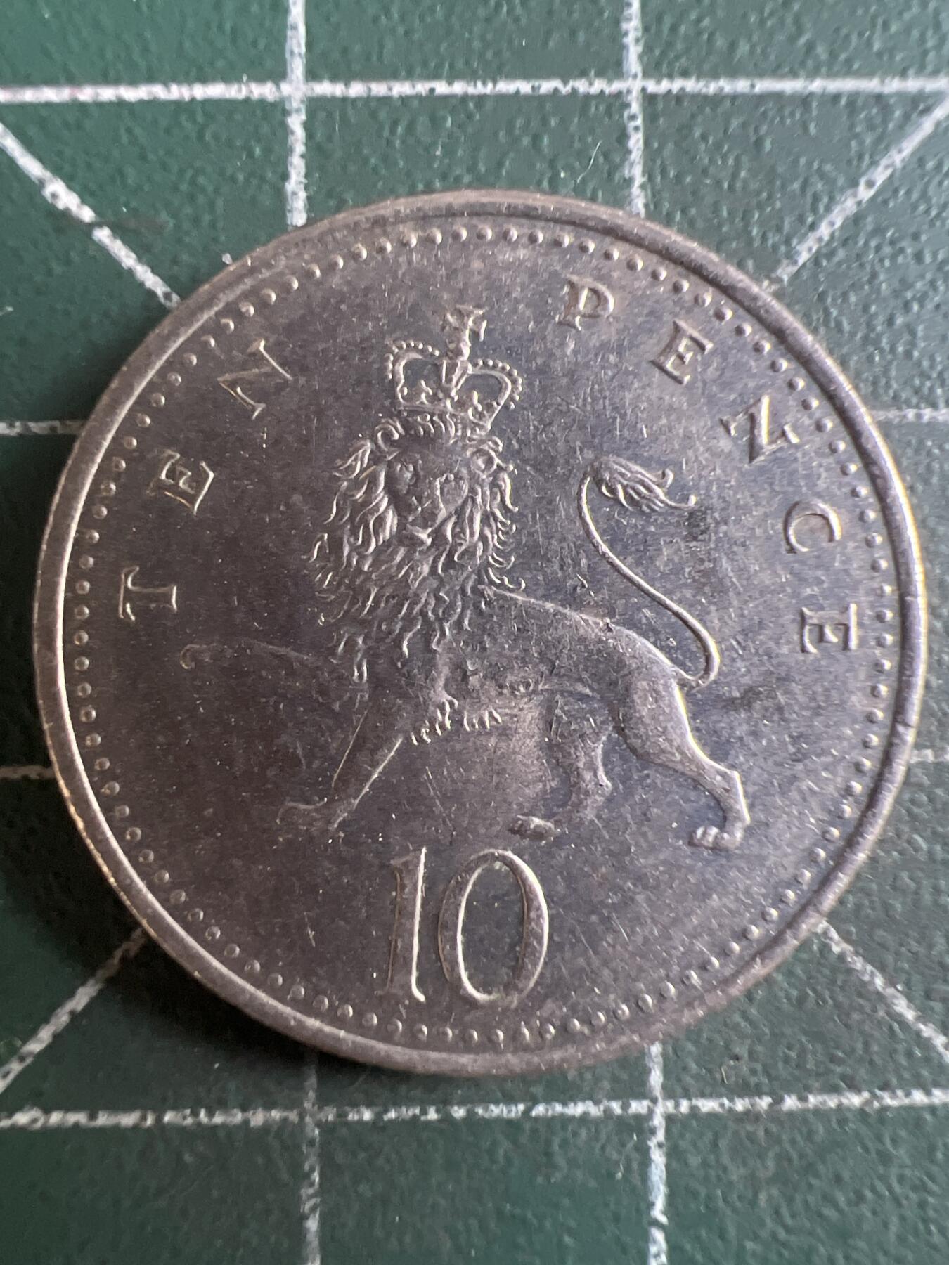 第616期 硬币专场 （无押金，捡漏，全场50包邮，偏远地区除外，接收代拍业务） 英国10便士