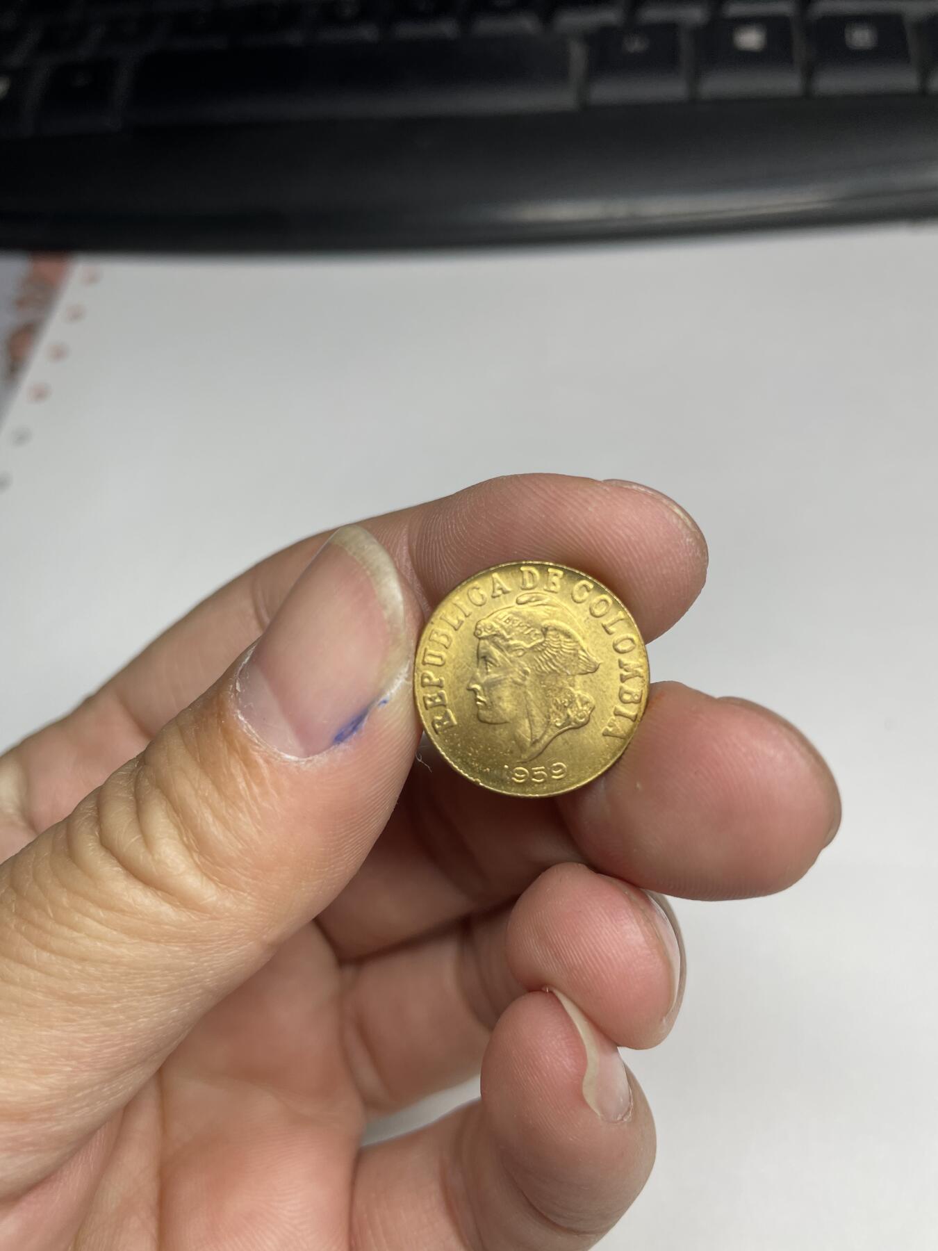 2024年集古藏今外币拍卖第八期-第2场—（总第72拍） 1959年哥伦比亚1分