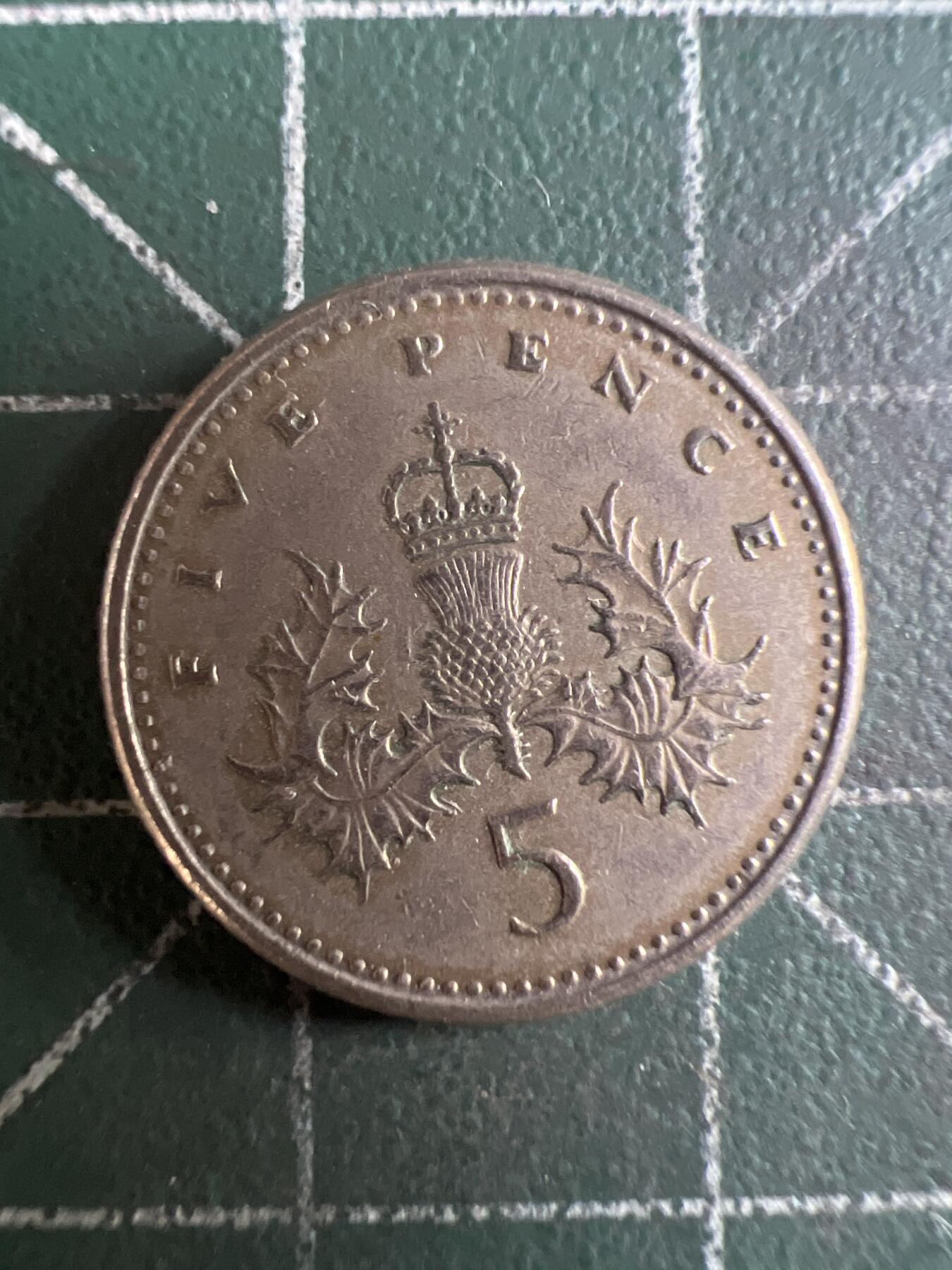 第616期 硬币专场 （无押金，捡漏，全场50包邮，偏远地区除外，接收代拍业务） 英国5便士