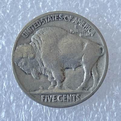 海外回流1元起拍小铺 各国钱币散币场 第12期 - 1936年美国5分印第安酋长野牛镍币