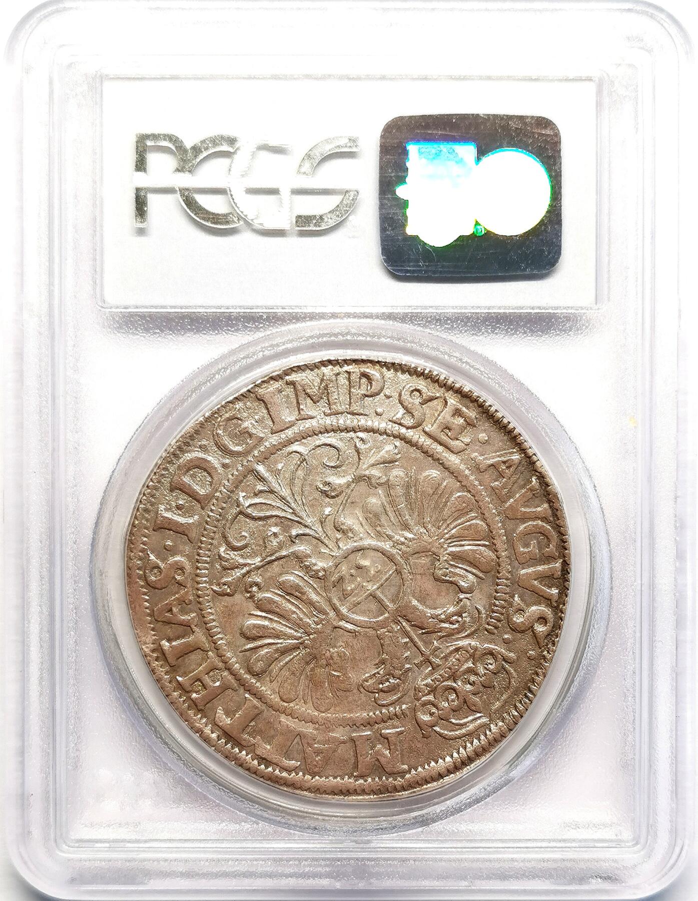 凡希社世界钱币微拍第二百七十一期 荐！1619汉萨同盟帝国自由市吕贝克泰勒大银PCGS-AU55，淡金五彩，压印细节优良，气韵典雅古朴！正面的羊羔图案象征贸易与财富，从十二世纪到十六世纪，作为同盟首府的吕贝克曾是北欧最重要的商业中心。