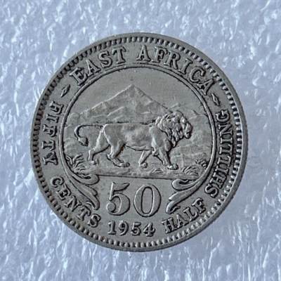 第一海外回流一元起拍收藏 散币专场 第94期 - 英属东非1954年50分