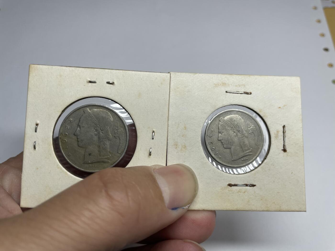 2024年集古藏今外币拍卖第八期-第2场—（总第72拍） 比利时2枚