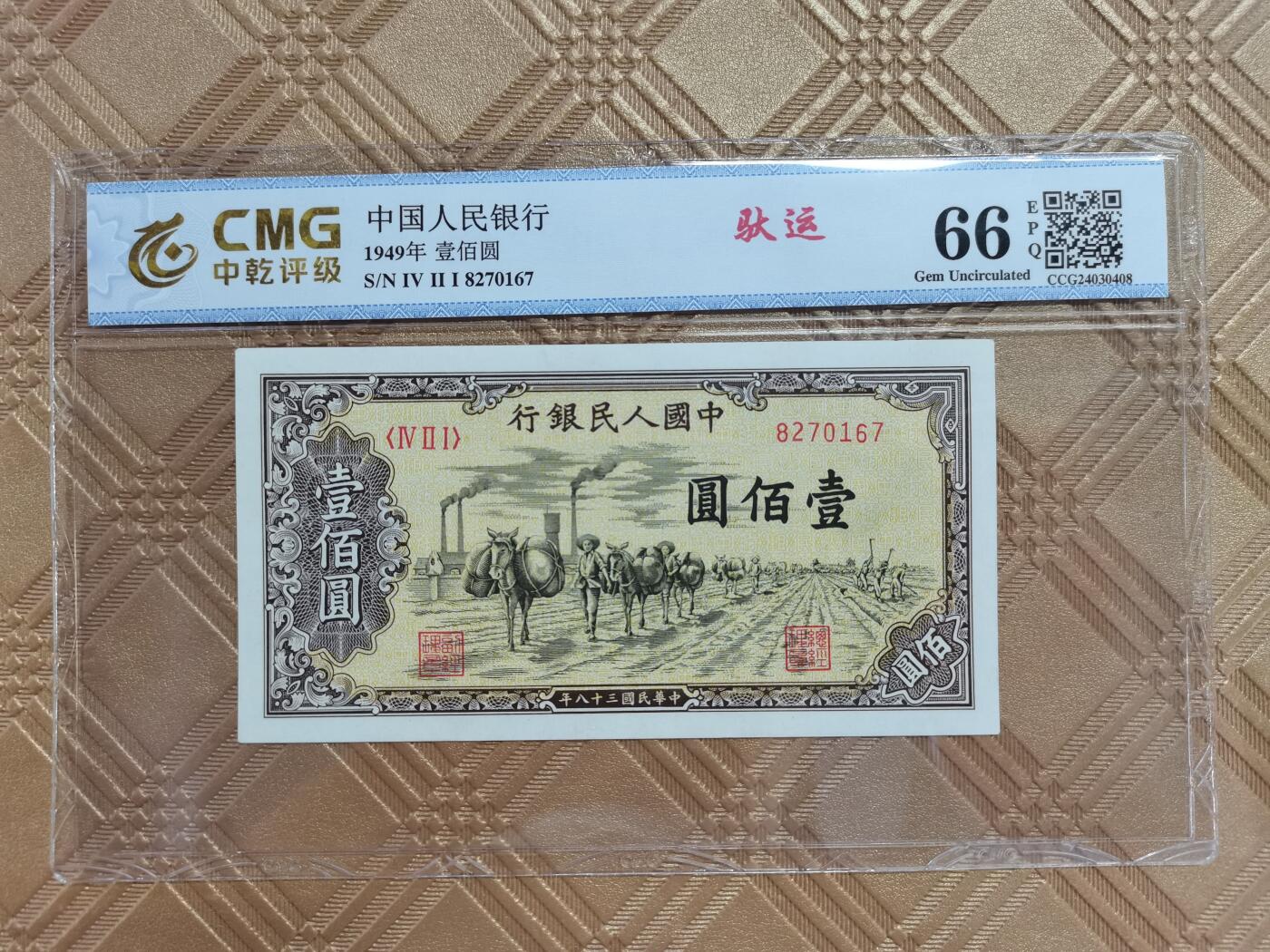 顺天拍卖限时捡漏场 一版币驮运