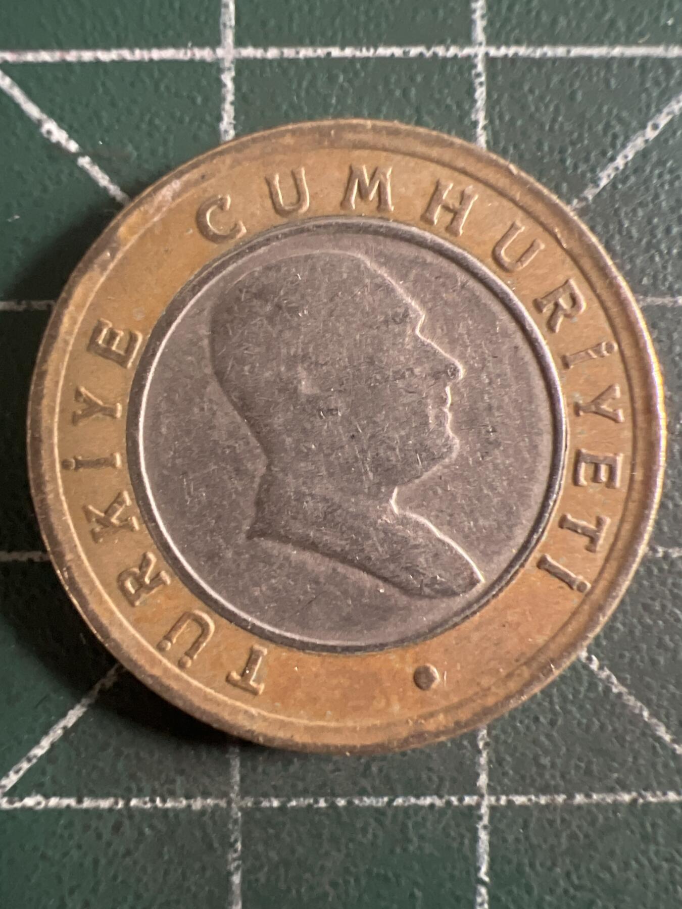 第615期 硬币专场 （无押金，捡漏，全场50包邮，偏远地区除外，接收代拍业务） 土耳其50库鲁 双色币