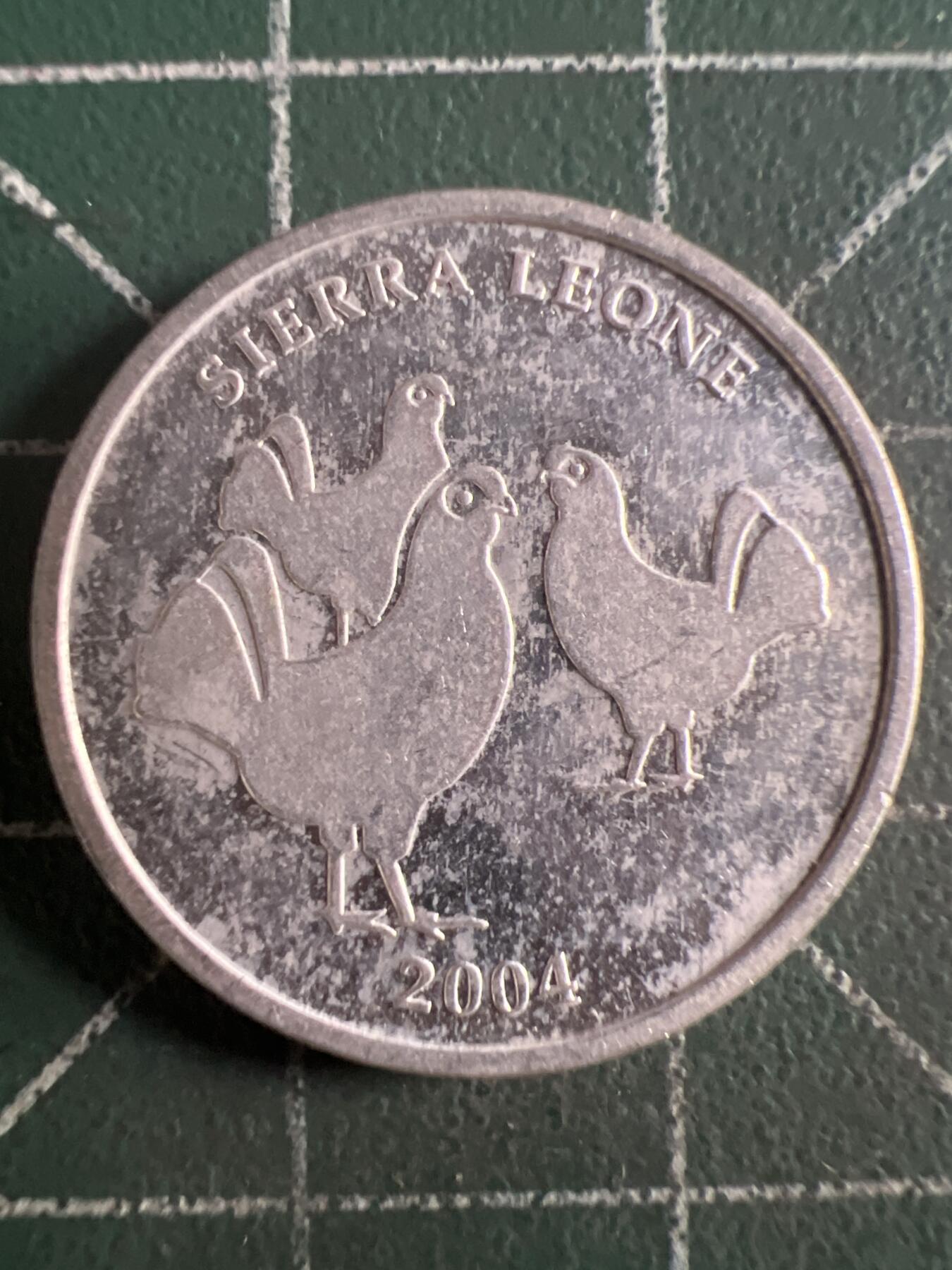 第615期 硬币专场 （无押金，捡漏，全场50包邮，偏远地区除外，接收代拍业务） 塞拉利昂5利昂