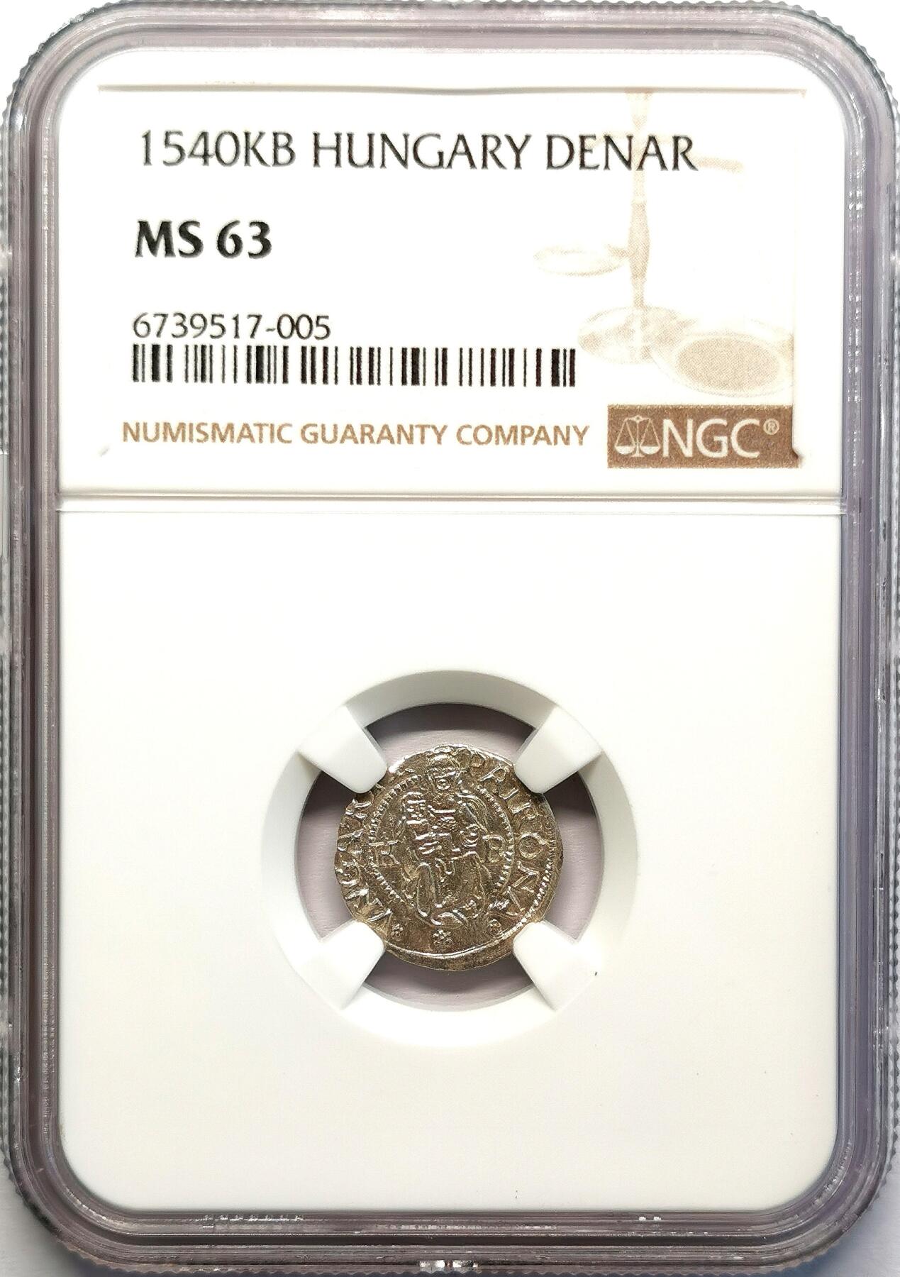 凡希社世界钱币微拍第二百七十一期 1540KB匈牙利王国Denar银币NGC-MS63