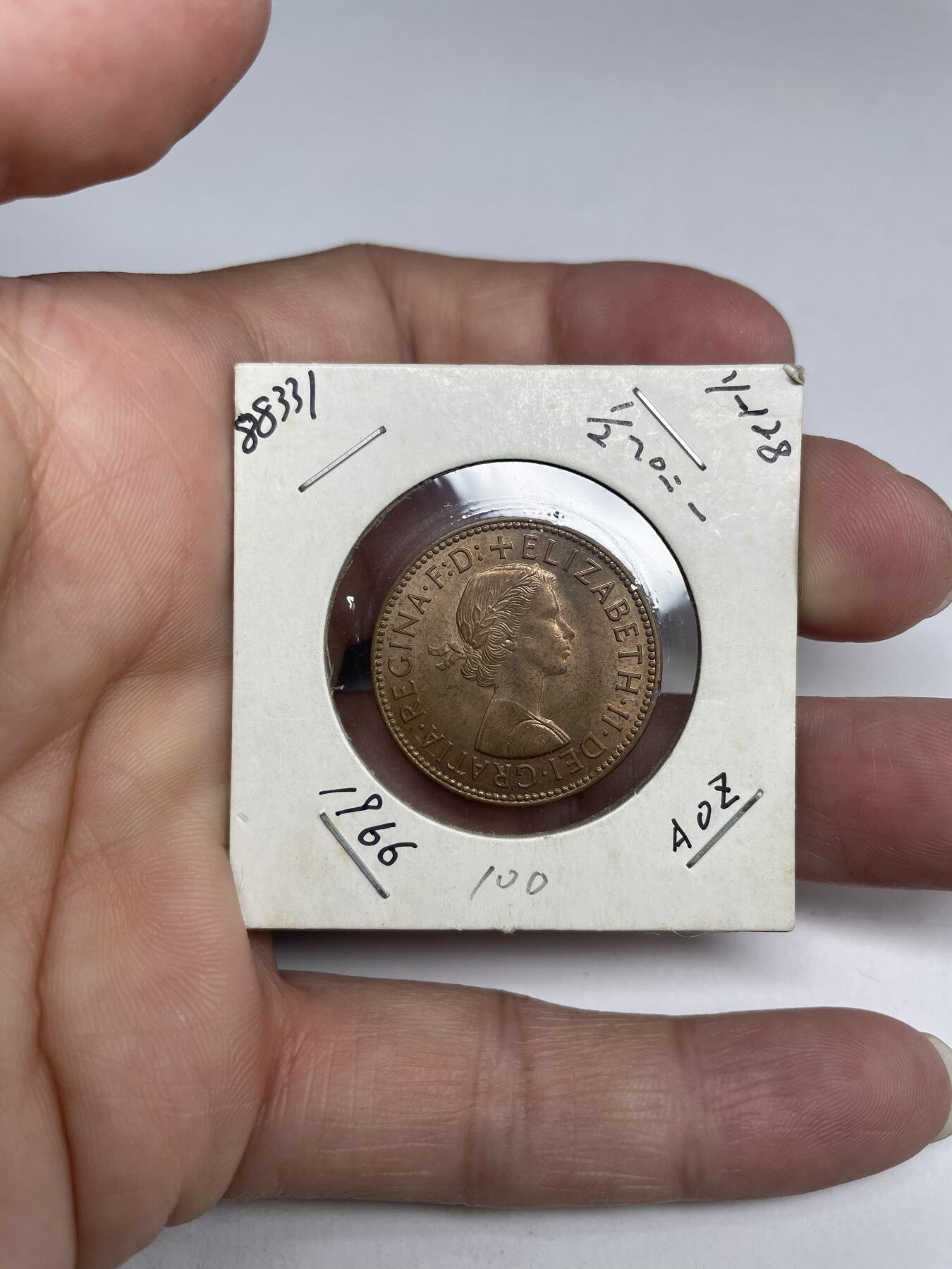 2024年集古藏今外币拍卖第八期-第3场—（总第73拍） 1966年英国半便士