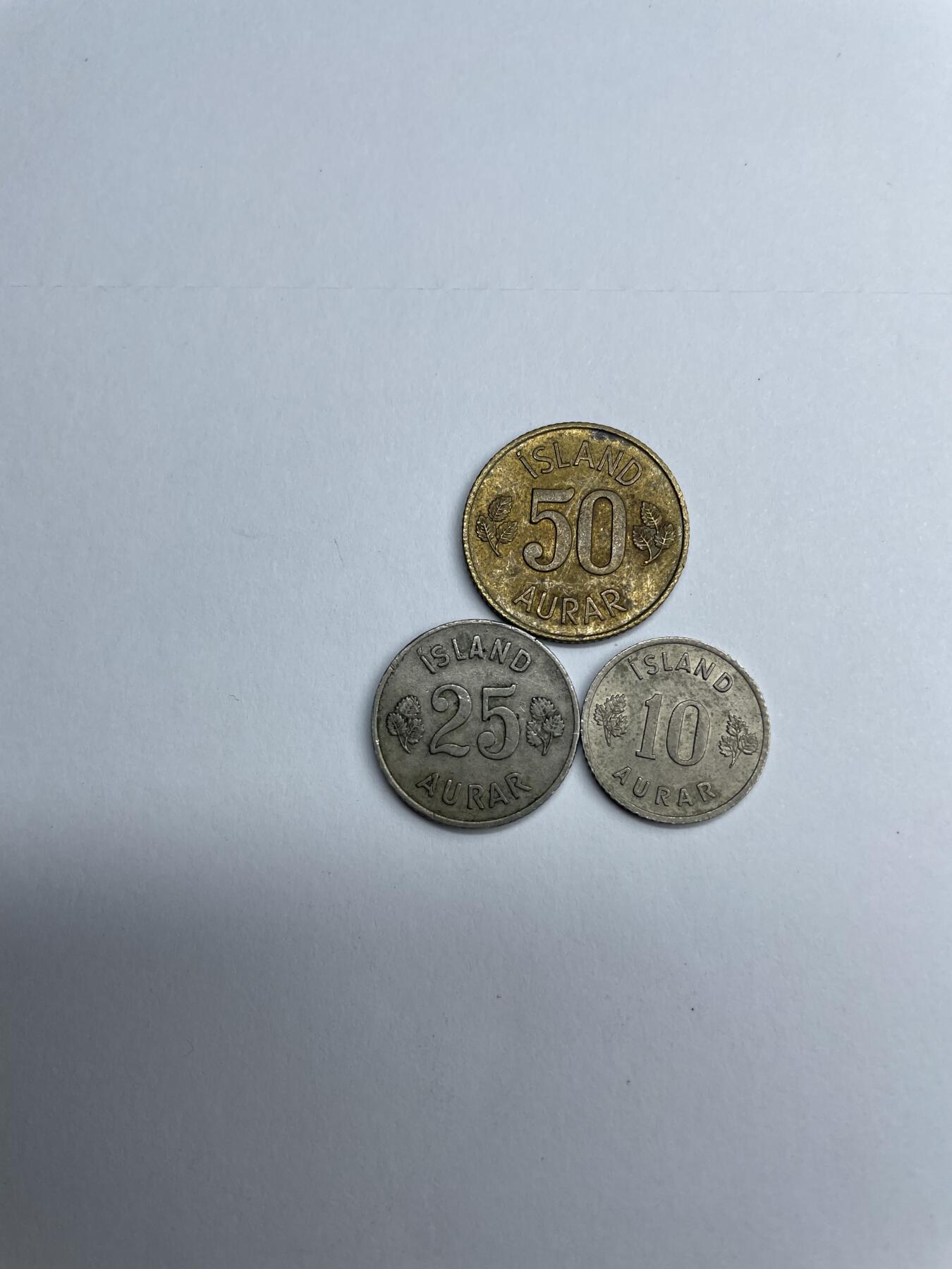 2024年集古藏今外币拍卖第八期-第3场—（总第73拍） 冰岛三枚