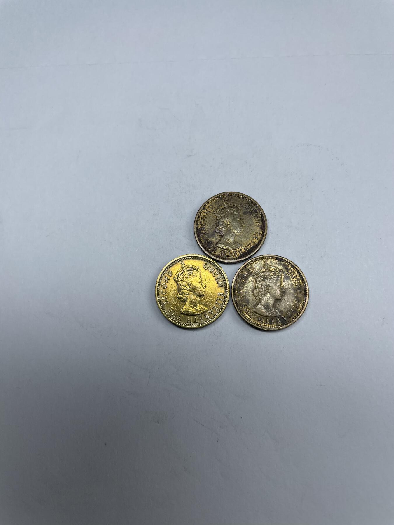 2024年集古藏今外币拍卖第八期-第3场—（总第73拍） 香港五仙三枚