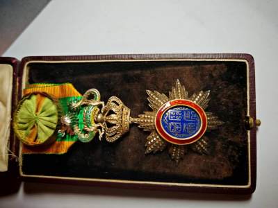 拿破仑的余晖（第三期） - 越南安南青龙勋章带盒军官级