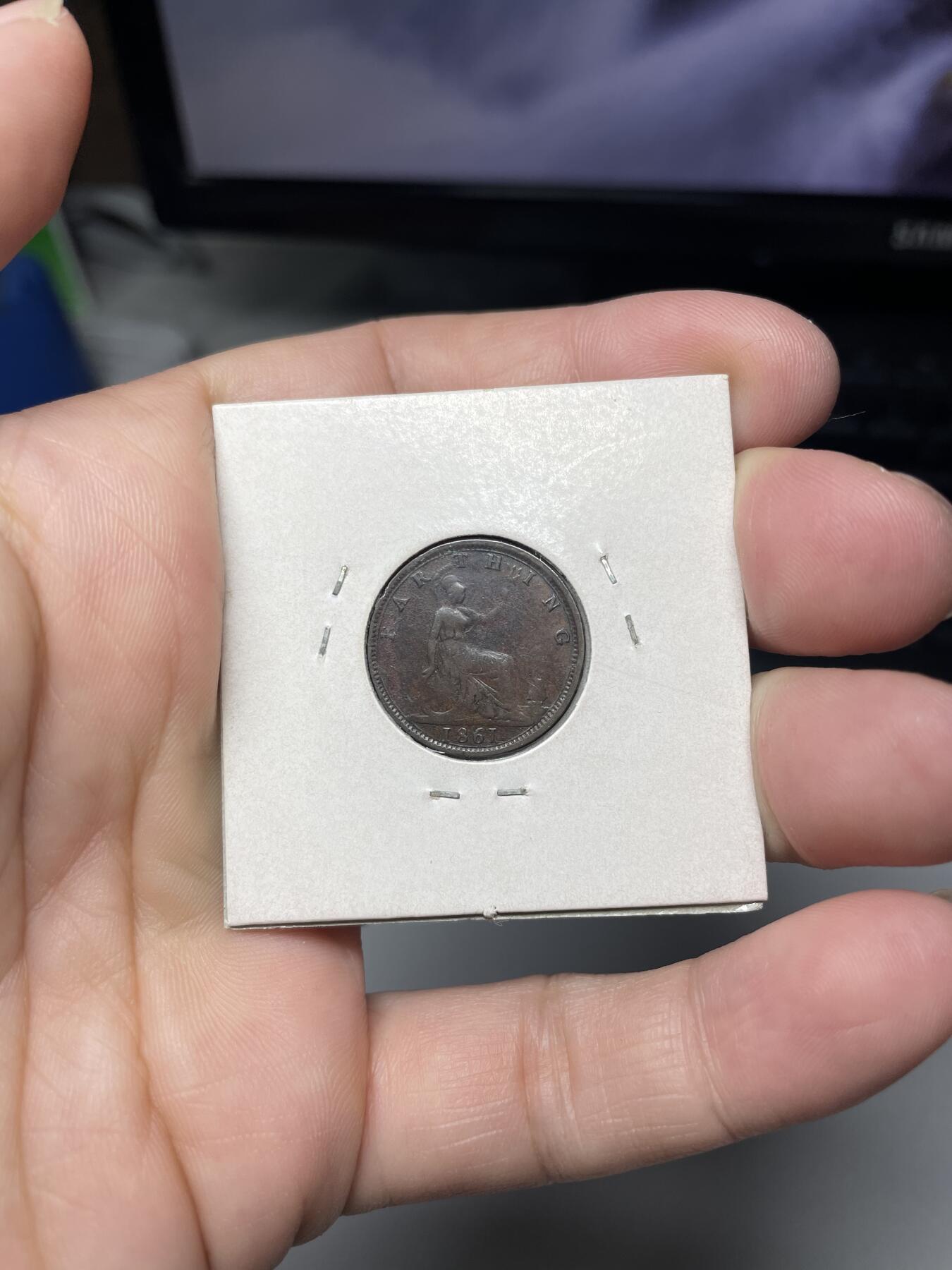 2024年集古藏今外币拍卖第八期-第3场—（总第73拍） 1861年英国1法新