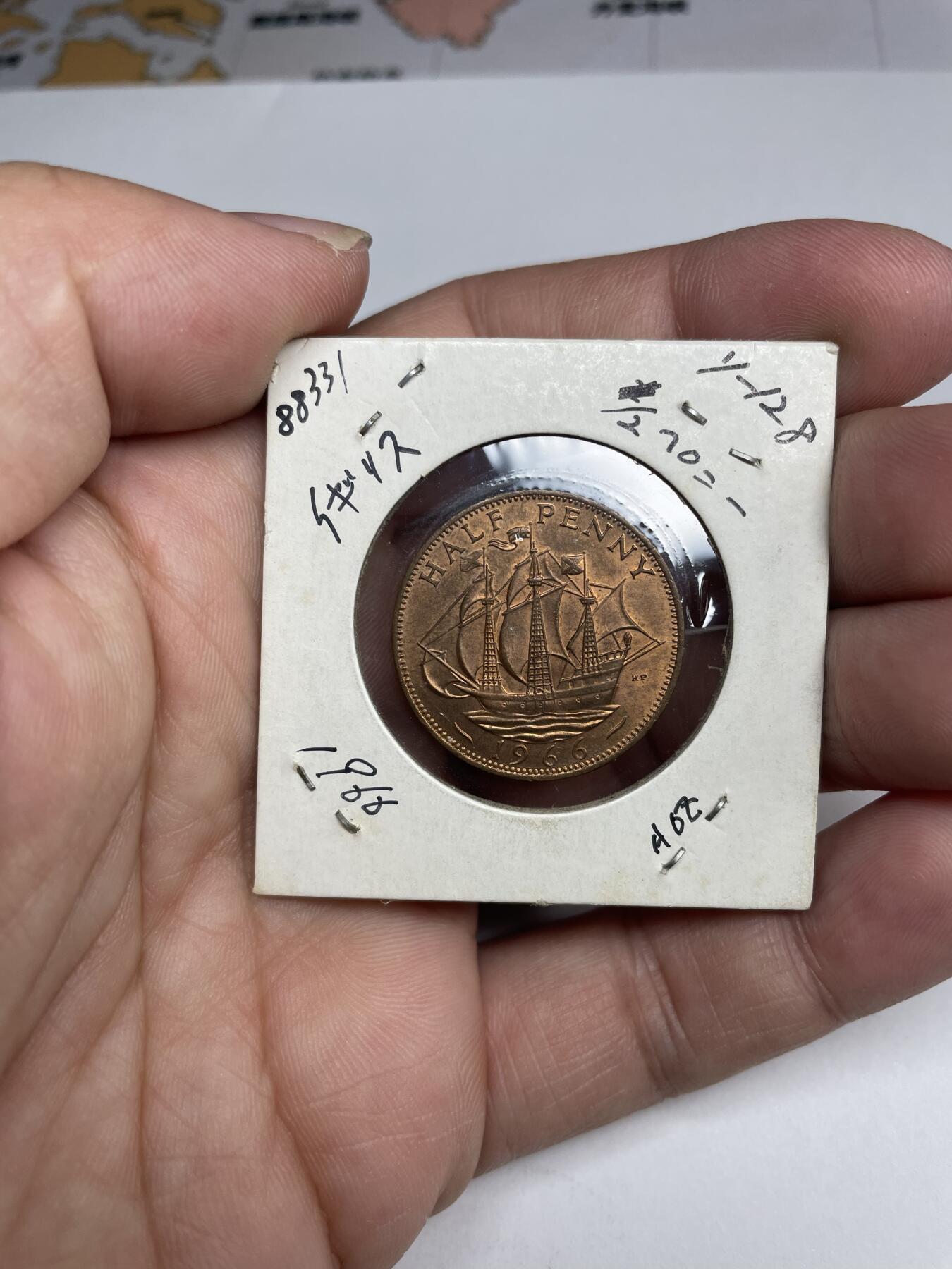 2024年集古藏今外币拍卖第八期-第3场—（总第73拍） 1966年英国半便士