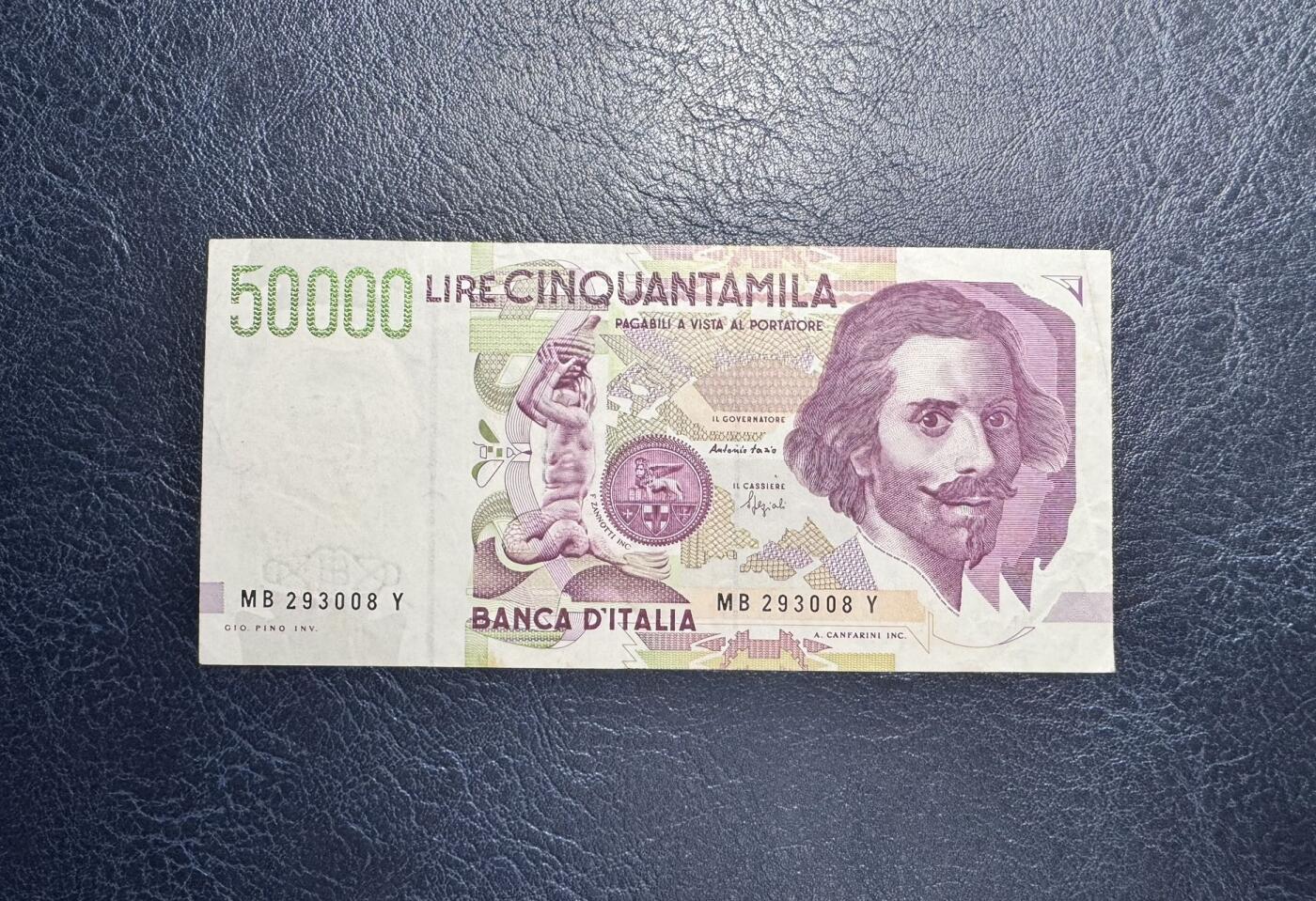 收藏联盟Quantum Auction 第350期拍卖  意大利1992年50000里拉 非全新 品相如图 
