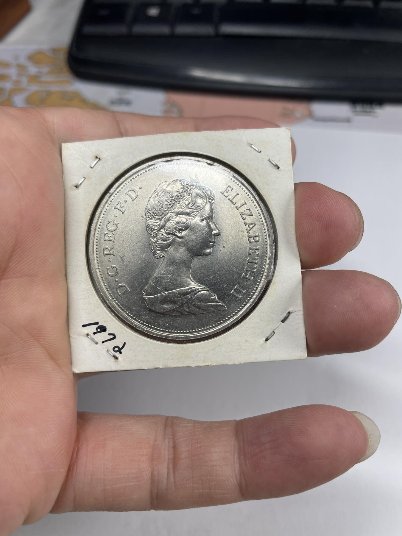 2024年集古藏今外币拍卖第八期-第3场—（总第73拍） 1972年英国克朗纪念币