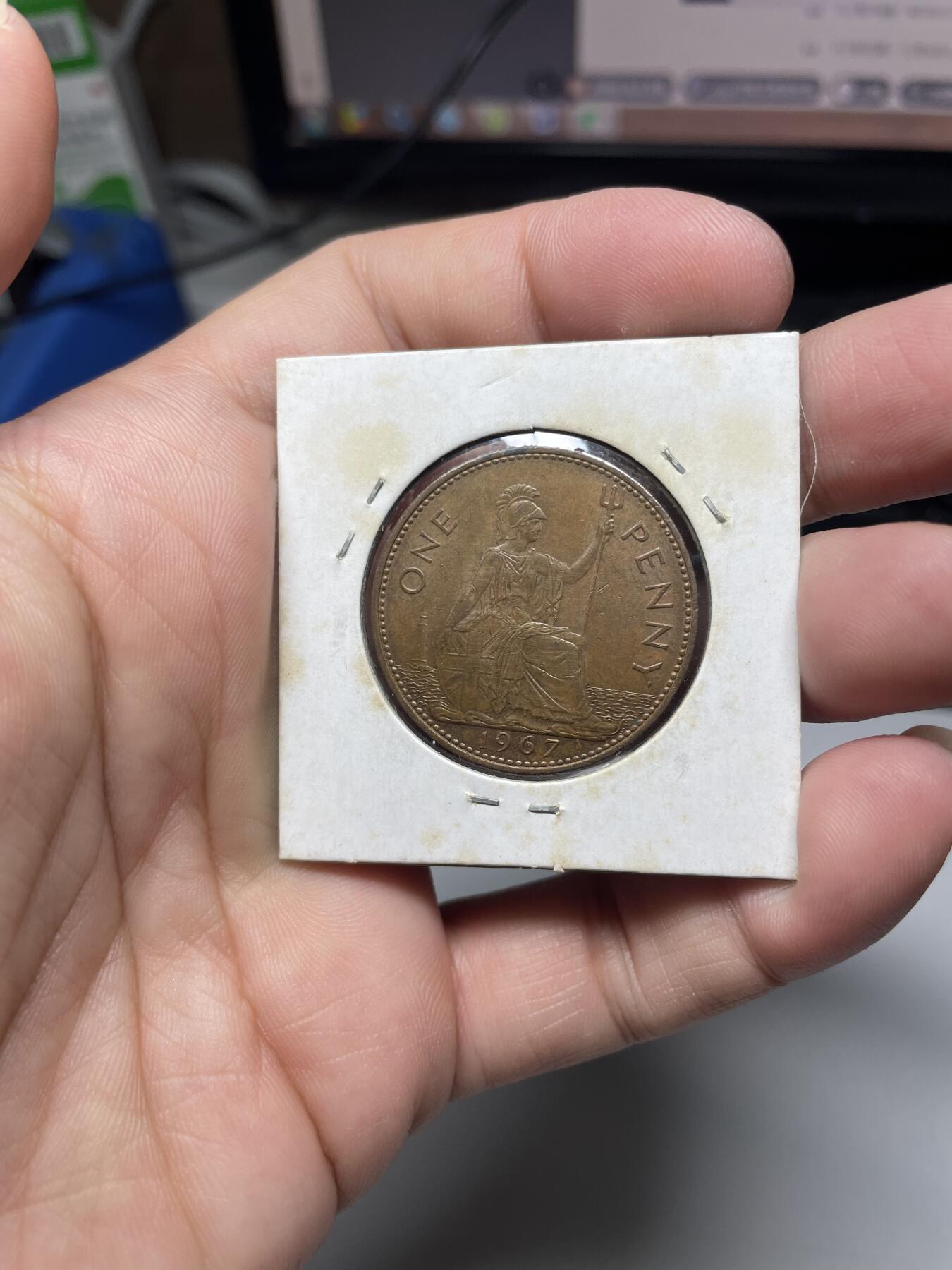 2024年集古藏今外币拍卖第八期-第3场—（总第73拍） 1967年英国一便士