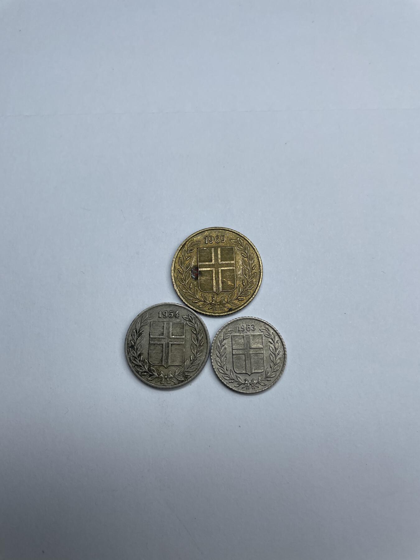 2024年集古藏今外币拍卖第八期-第3场—（总第73拍） 冰岛三枚