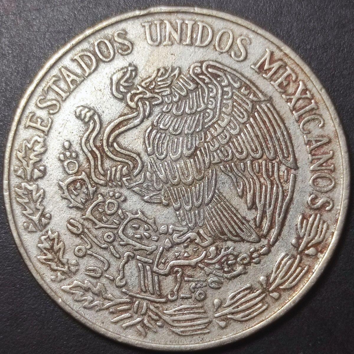240531 墨西哥1972年5比索铜镍币,维森特·格雷罗33mm,外国硬币061402