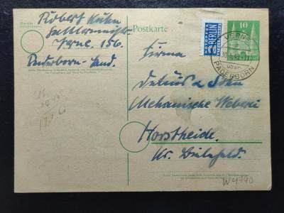 国际实寄邮封💰（拍卖）🔭专场🌟 - 1949年-德国实寄邮资片