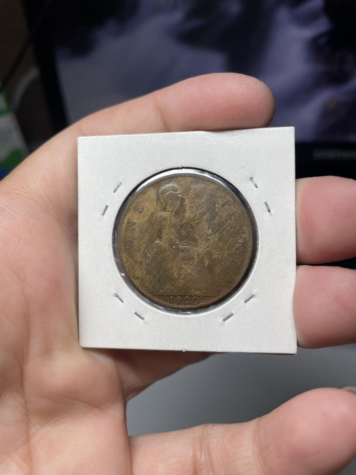 2024年集古藏今外币拍卖第八期-第3场—（总第73拍） 1920年英国1便士