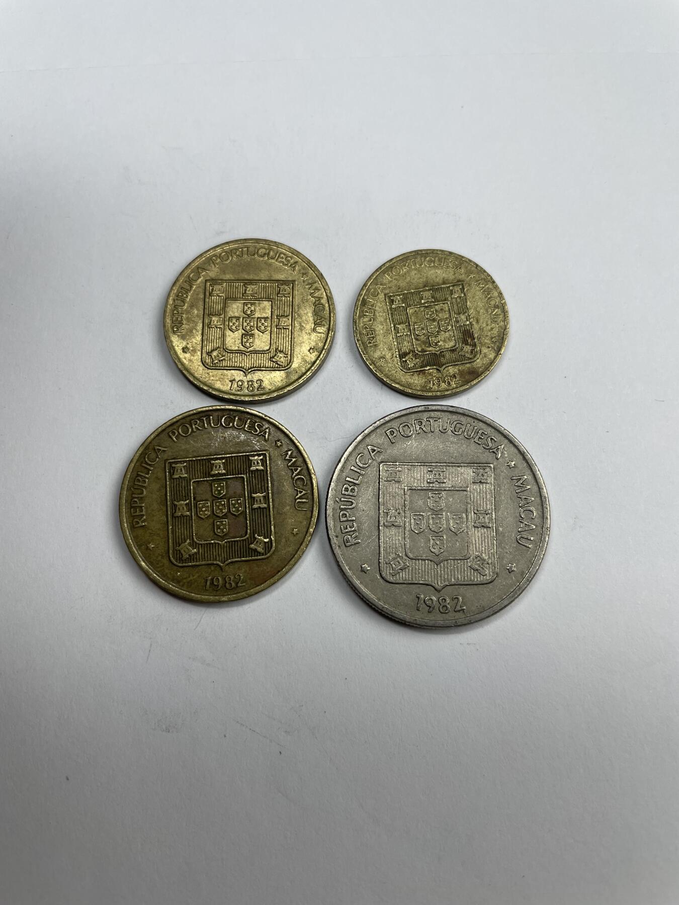 2024年集古藏今外币拍卖第八期-第3场—（总第73拍） 澳门福禄寿鱼四枚