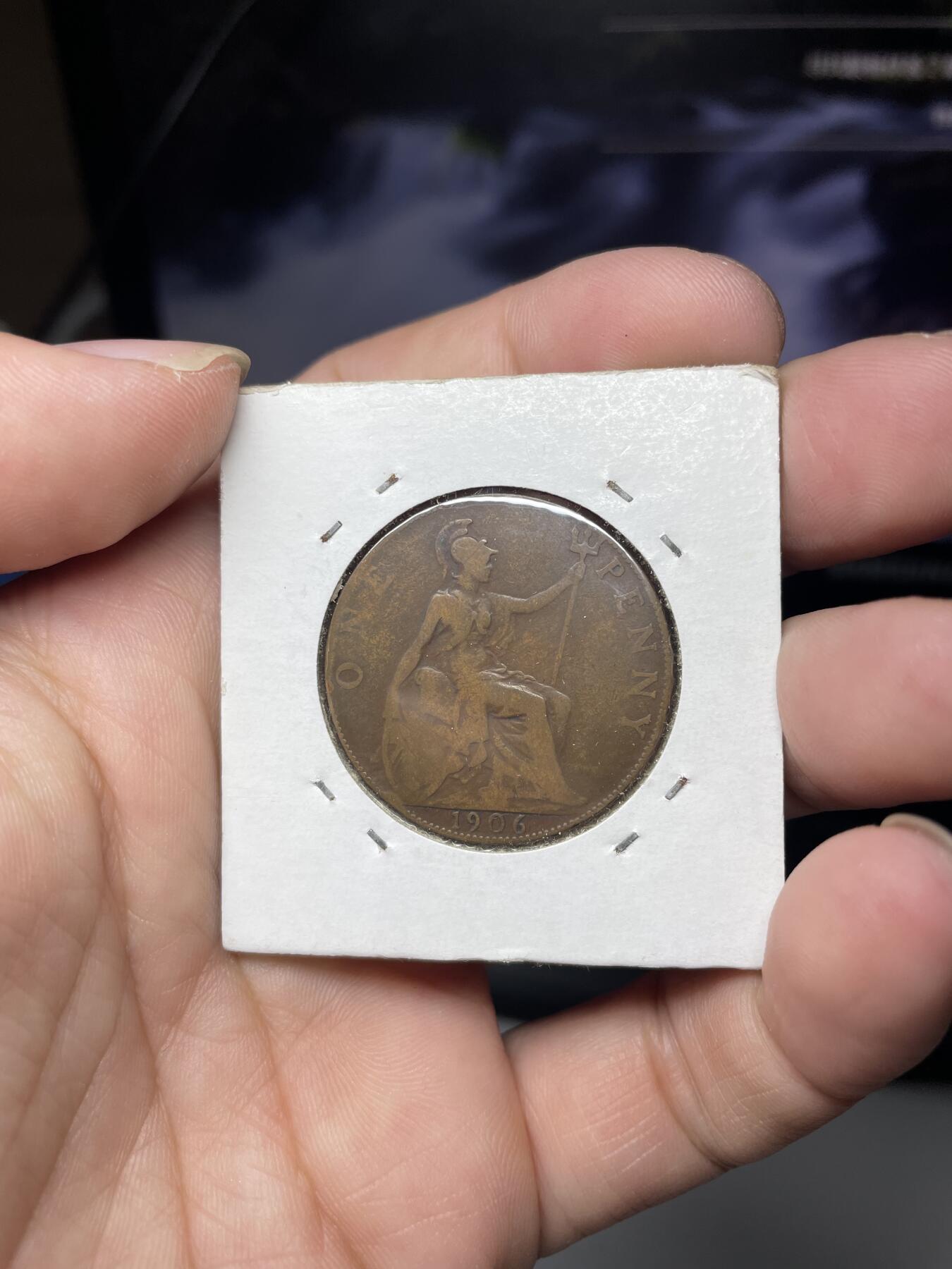 2024年集古藏今外币拍卖第八期-第3场—（总第73拍） 1906年英国1便士