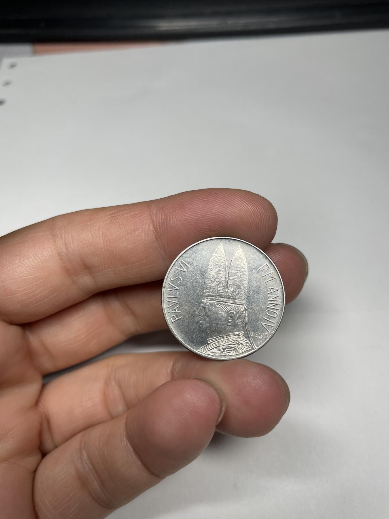 2024年集古藏今外币拍卖第八期-第5场—（总第75拍） 1966年梵蒂冈50里拉