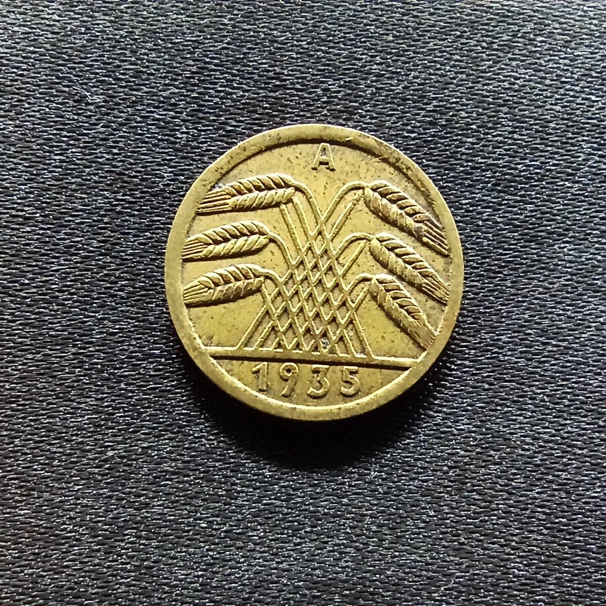 邮泉阁限时拍卖第九场 德国硬币专场二 德国1935年5芬尼A版