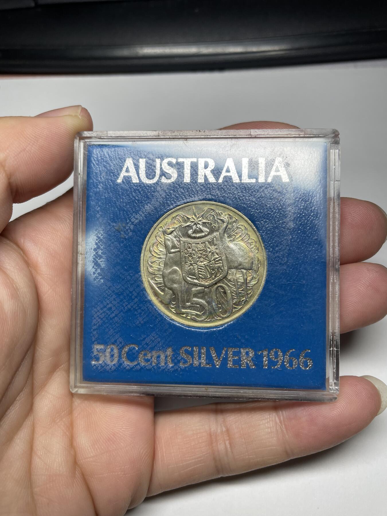 2024年集古藏今外币拍卖第八期-第5场—（总第75拍） 1966年澳大利亚50分银币