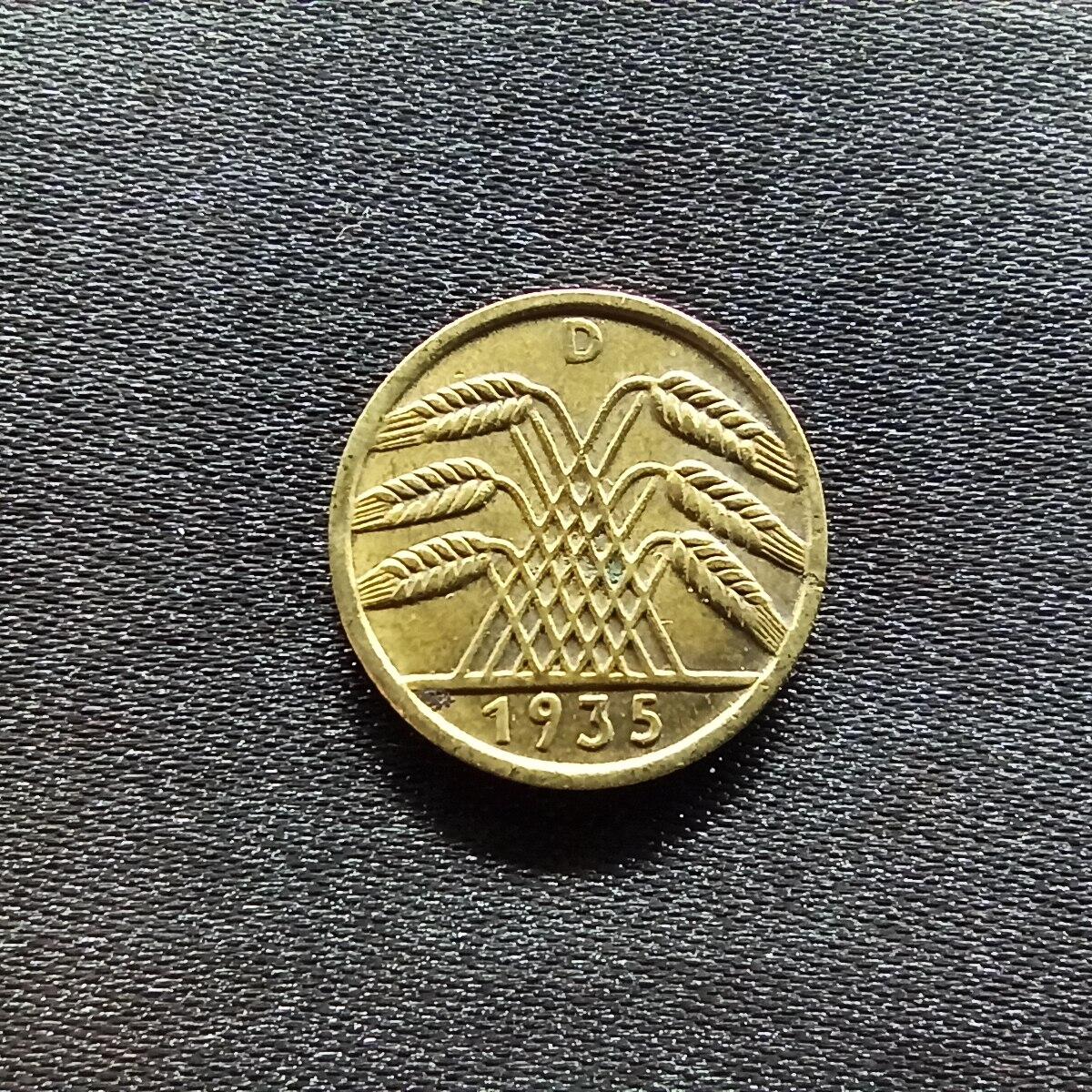 邮泉阁限时拍卖第九场 德国硬币专场二 德国1935年5芬尼D版