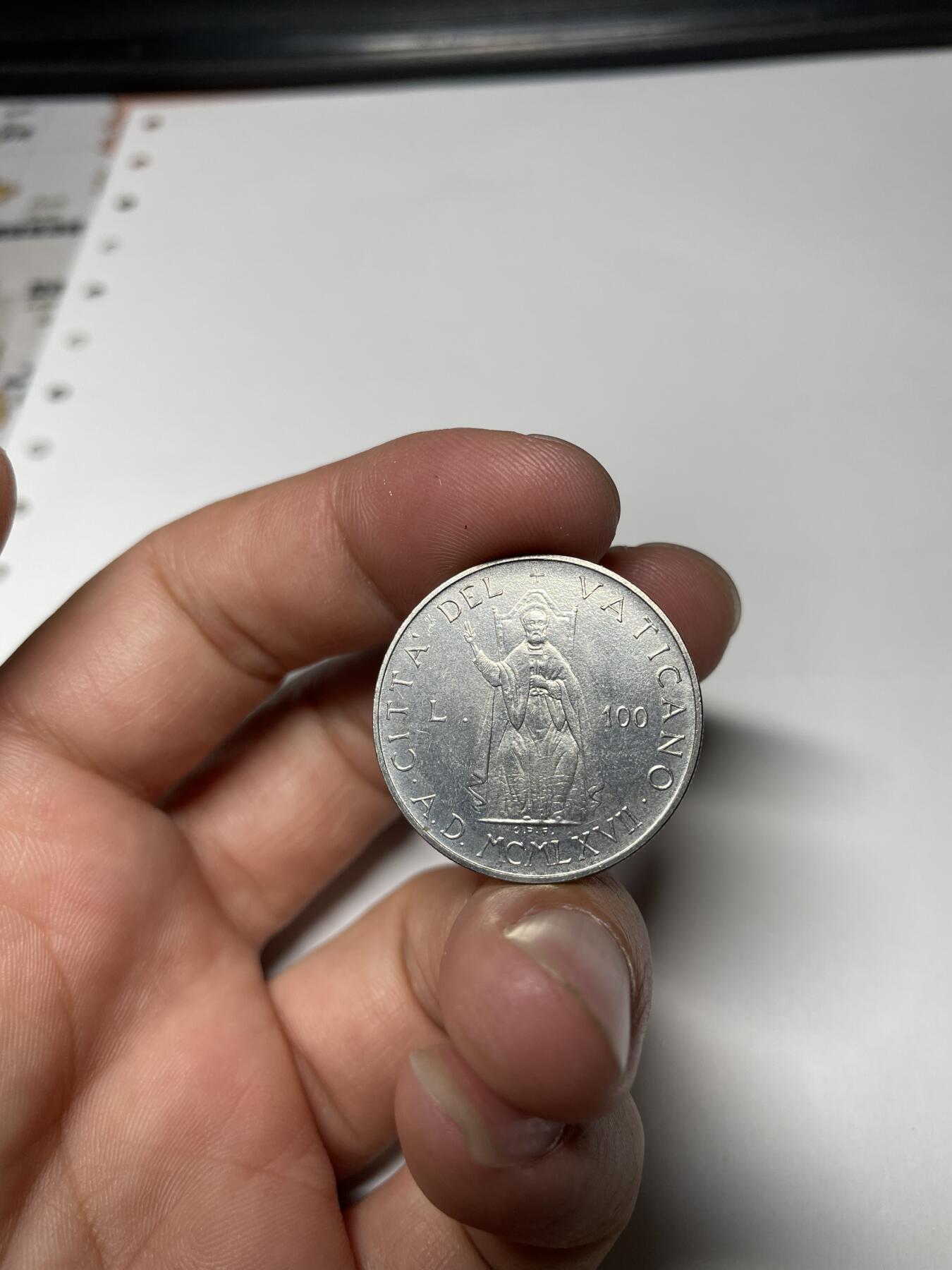 2024年集古藏今外币拍卖第八期-第5场—（总第75拍） 梵蒂冈100里拉