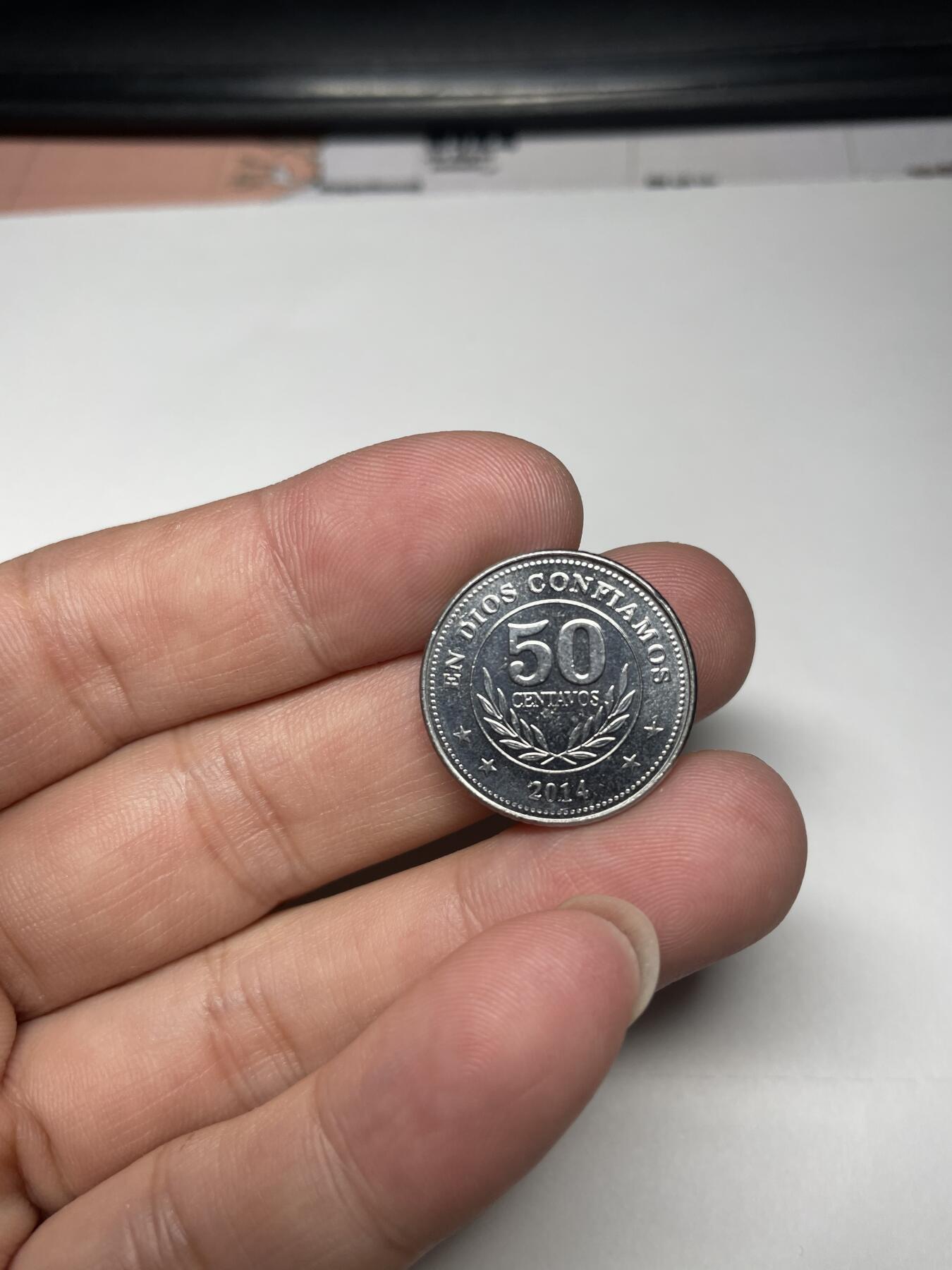 2024年集古藏今外币拍卖第八期-第4场—（总第74拍） 2014年尼加拉瓜50分