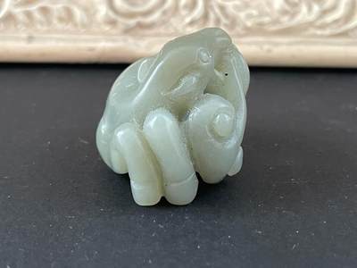 海外回流精品拍卖（五一专场） 法国回流马上有福题材玉件（寓意好）