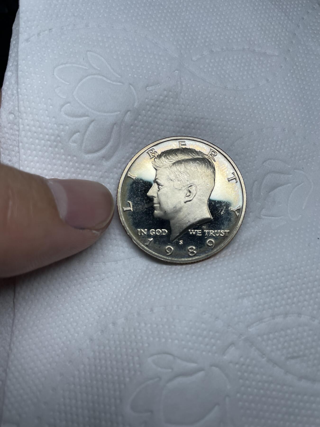 2024年集古藏今外币拍卖第八期-第5场—（总第75拍） 1989年美国精制50美分