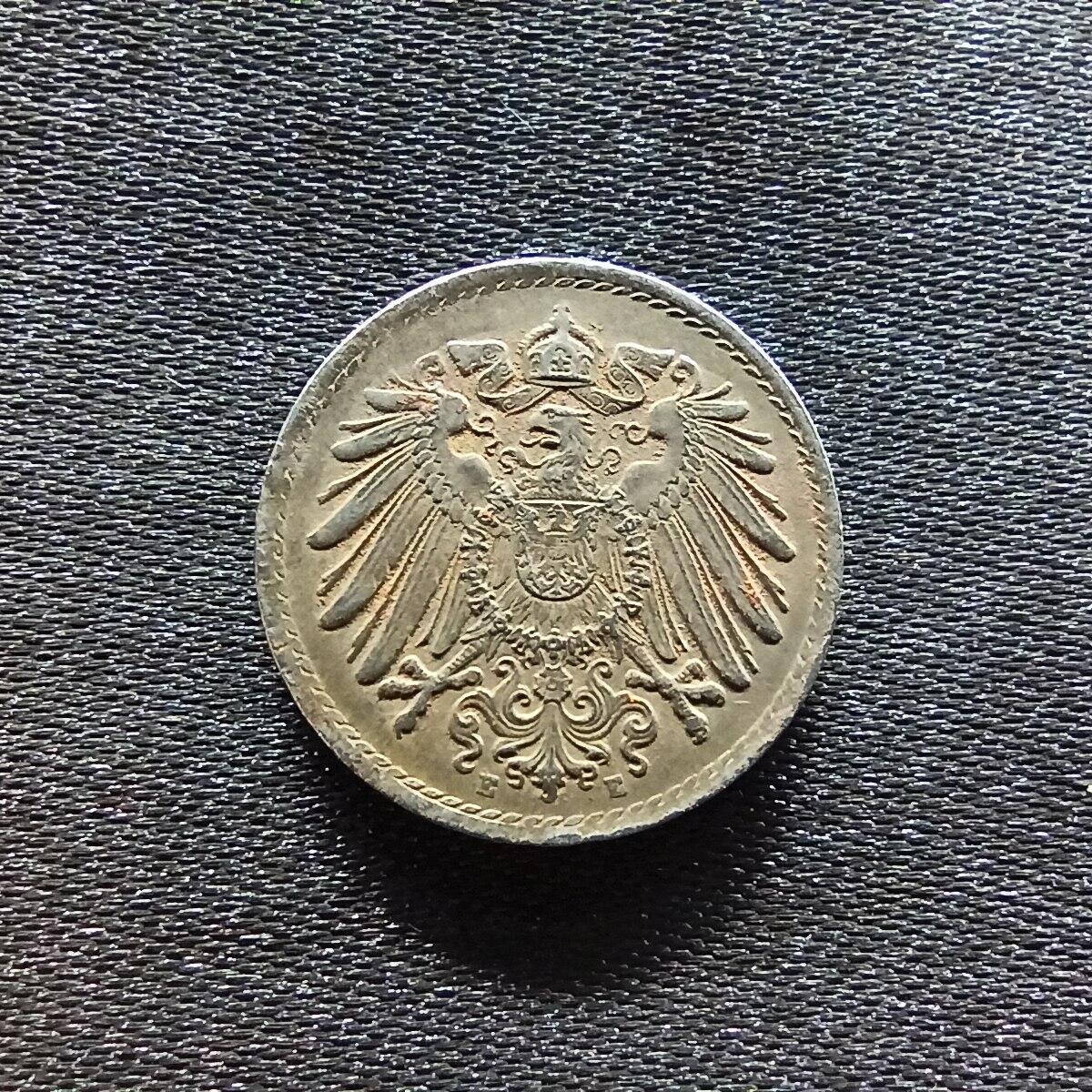 邮泉阁限时拍卖第九场 德国硬币专场二 德国1918年5芬尼E版