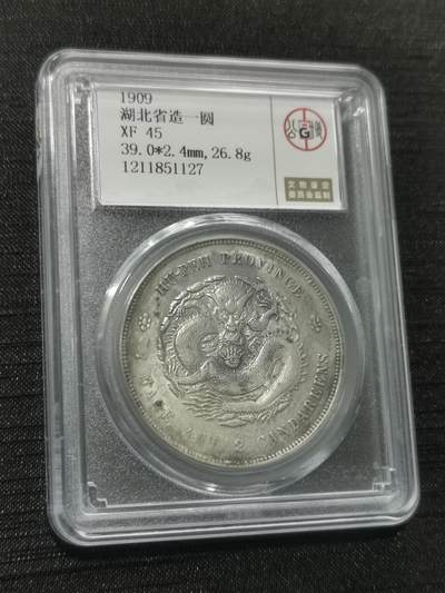 臻藏泉阁国内外钱币 - 公博评级XF45湖北宣统龙洋