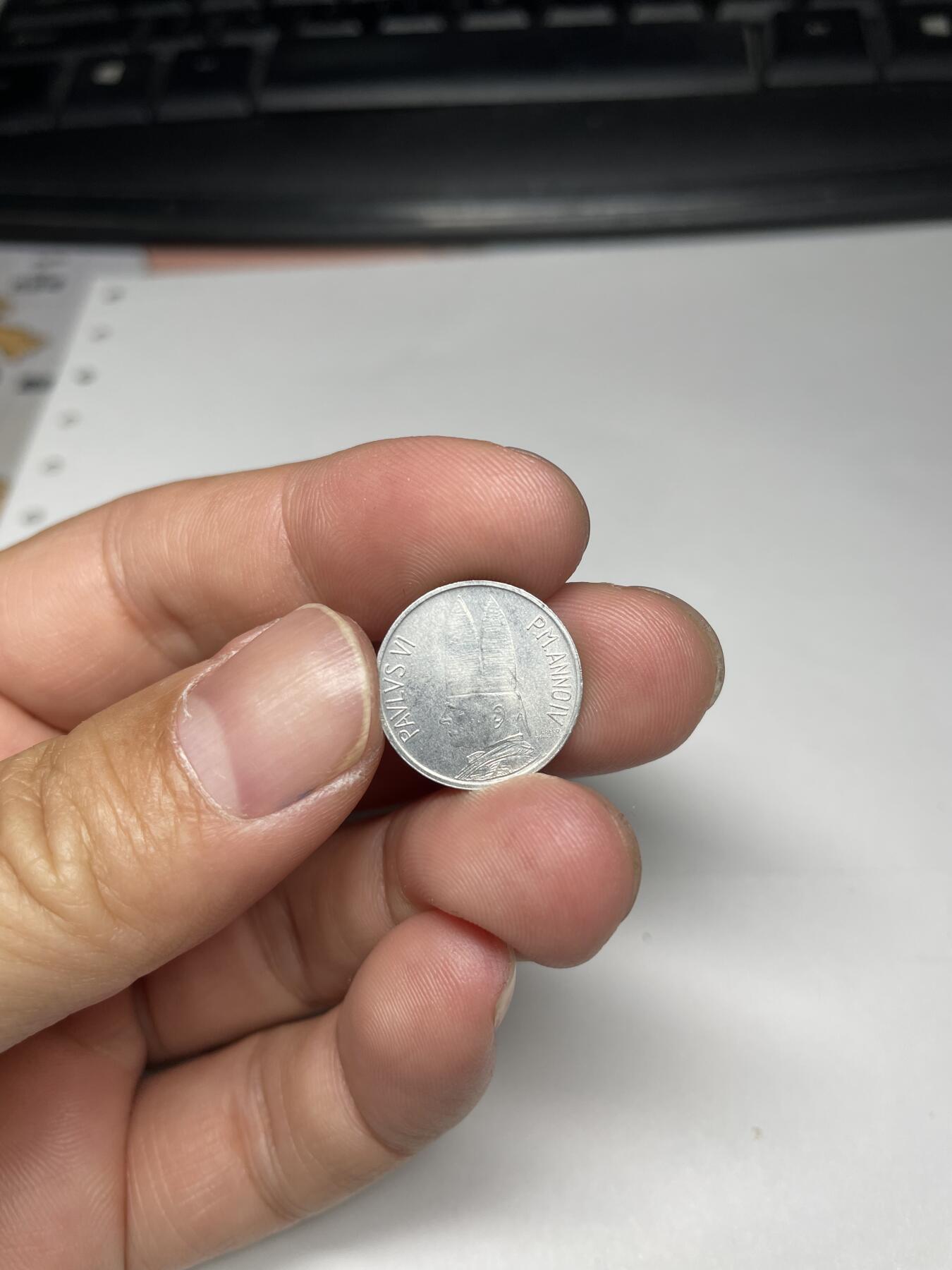 2024年集古藏今外币拍卖第八期-第5场—（总第75拍） 1966年梵蒂冈1里拉